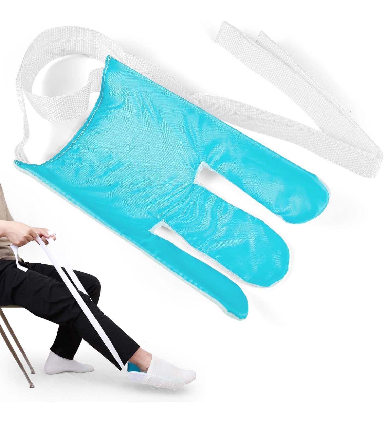 Folklyzo Sock Aid Sock Aid Device for Seniors Disabled Pregnant Sock Helper Easy On Easy Off Sock Helper Aide Tool Sock Assist Device No Bending (Blue) - Buy Online on GoSupps.com