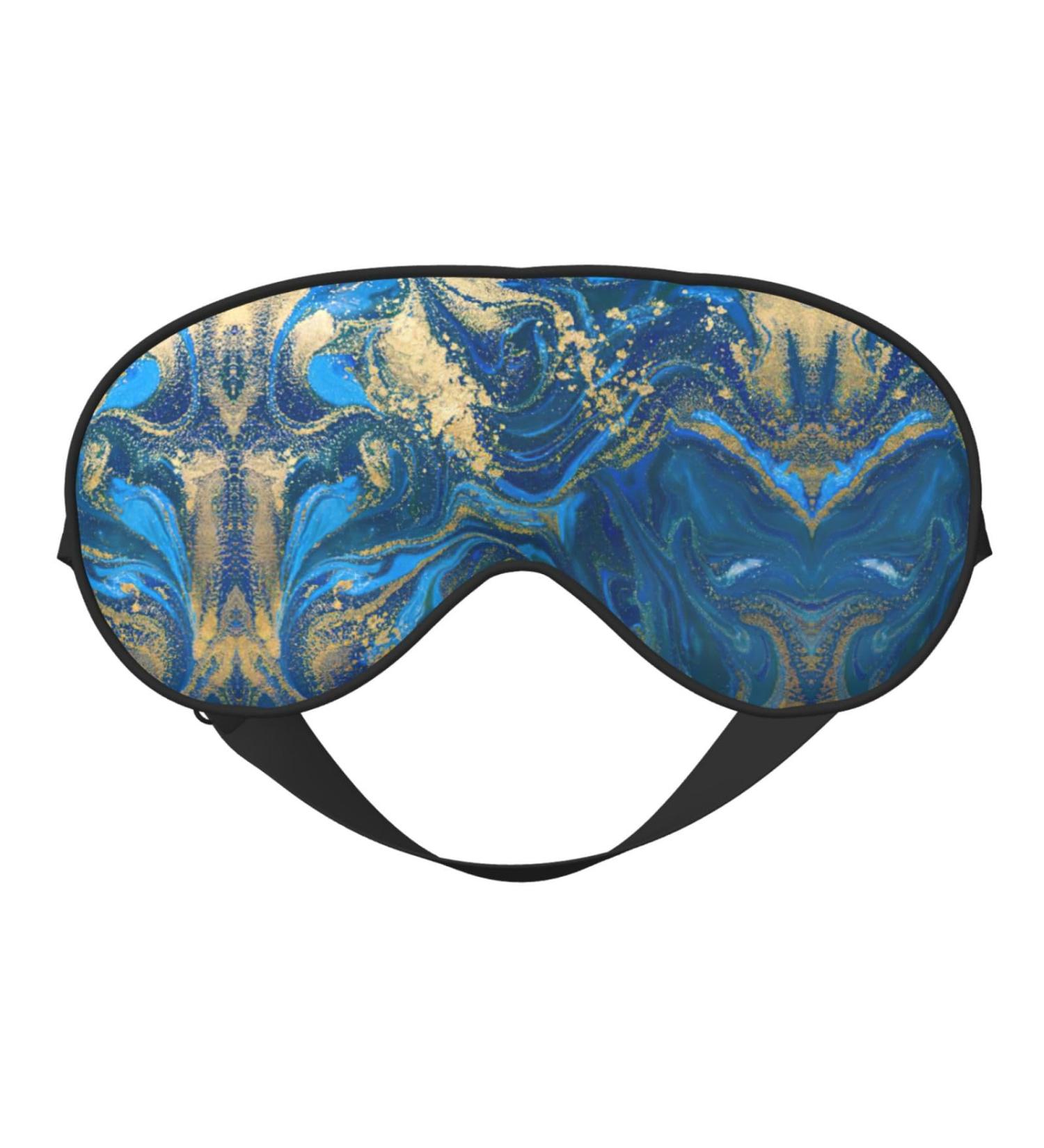 Buy SSIMOO Abstract Marble Light-Blocking Eye Mask | Ultra-Soft Comfortable Sleep Mask for International Shipping - Buy Online on GoSupps.com