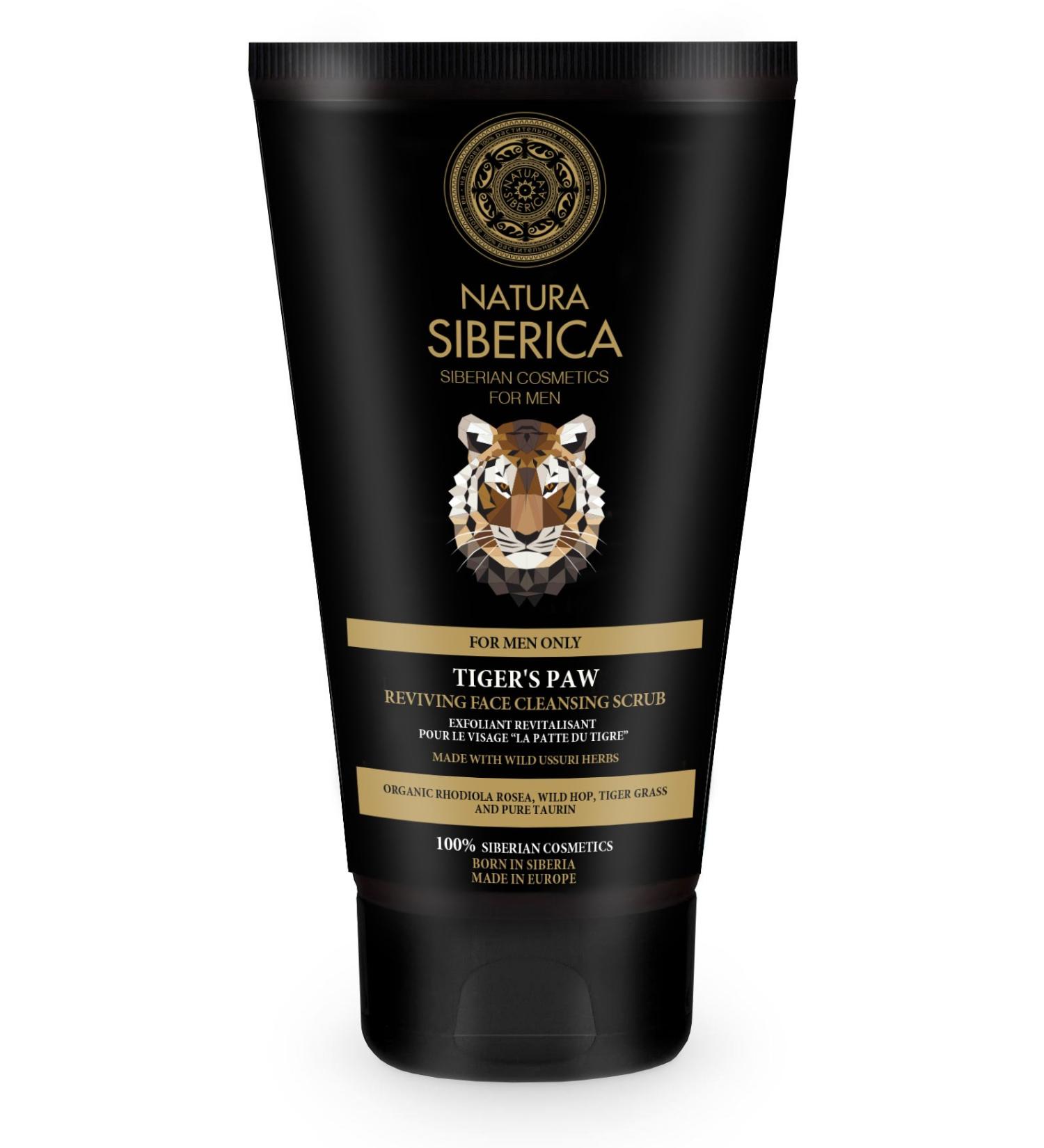Natura Siberica Invigorating Facial Scrub Tiger Paw - 150 ml | Eco-Friendly Exfoliating Skin Care | International Shipping Available - Buy Online on GoSupps.com