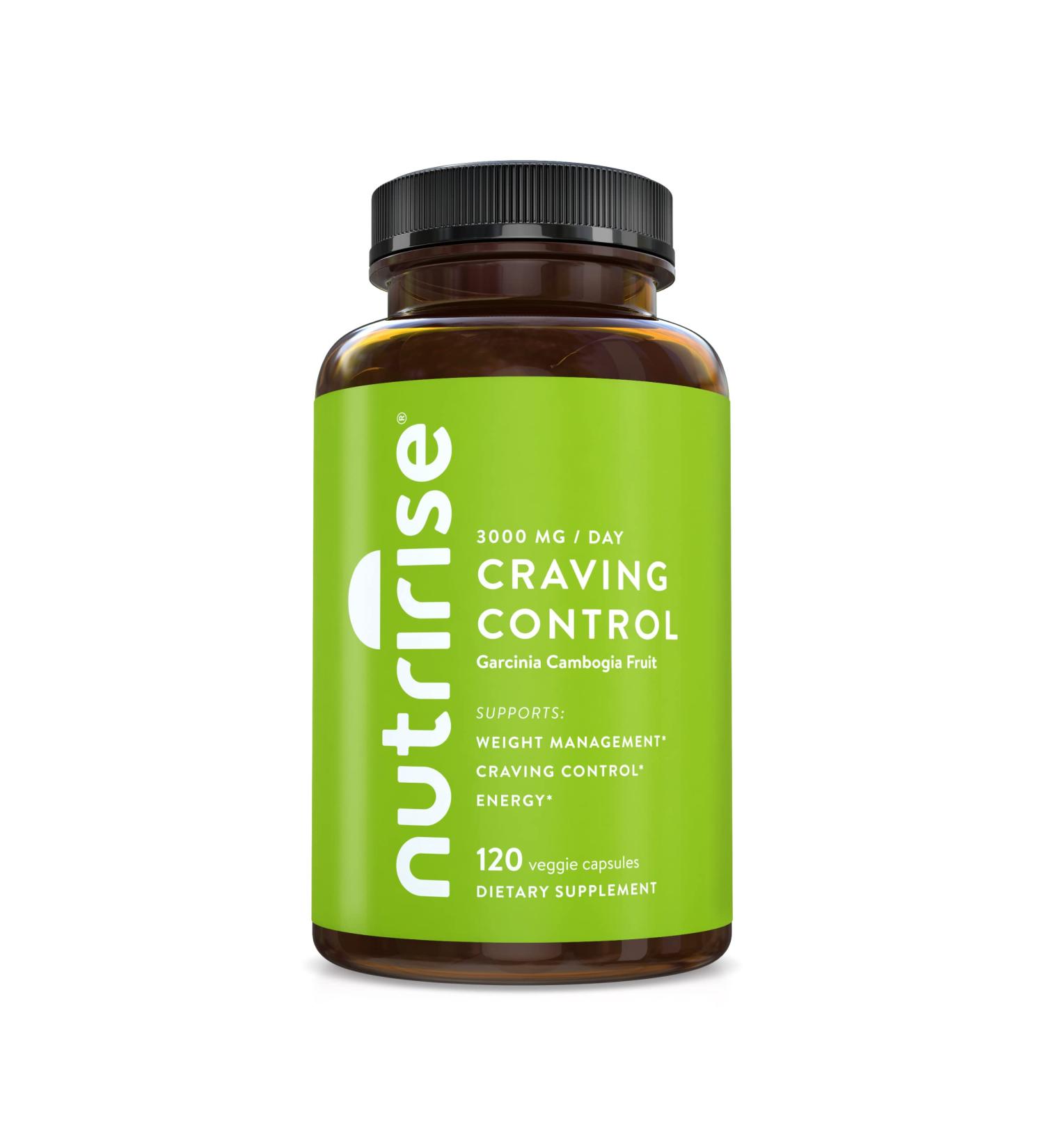 NutriRise Pure Garcinia Cambogia Extract - 120ct with 80% HCA - Weight Management, Appetite Control, Energy Metabolism - Carb Blocker Supplement - Buy Online on GoSupps.com