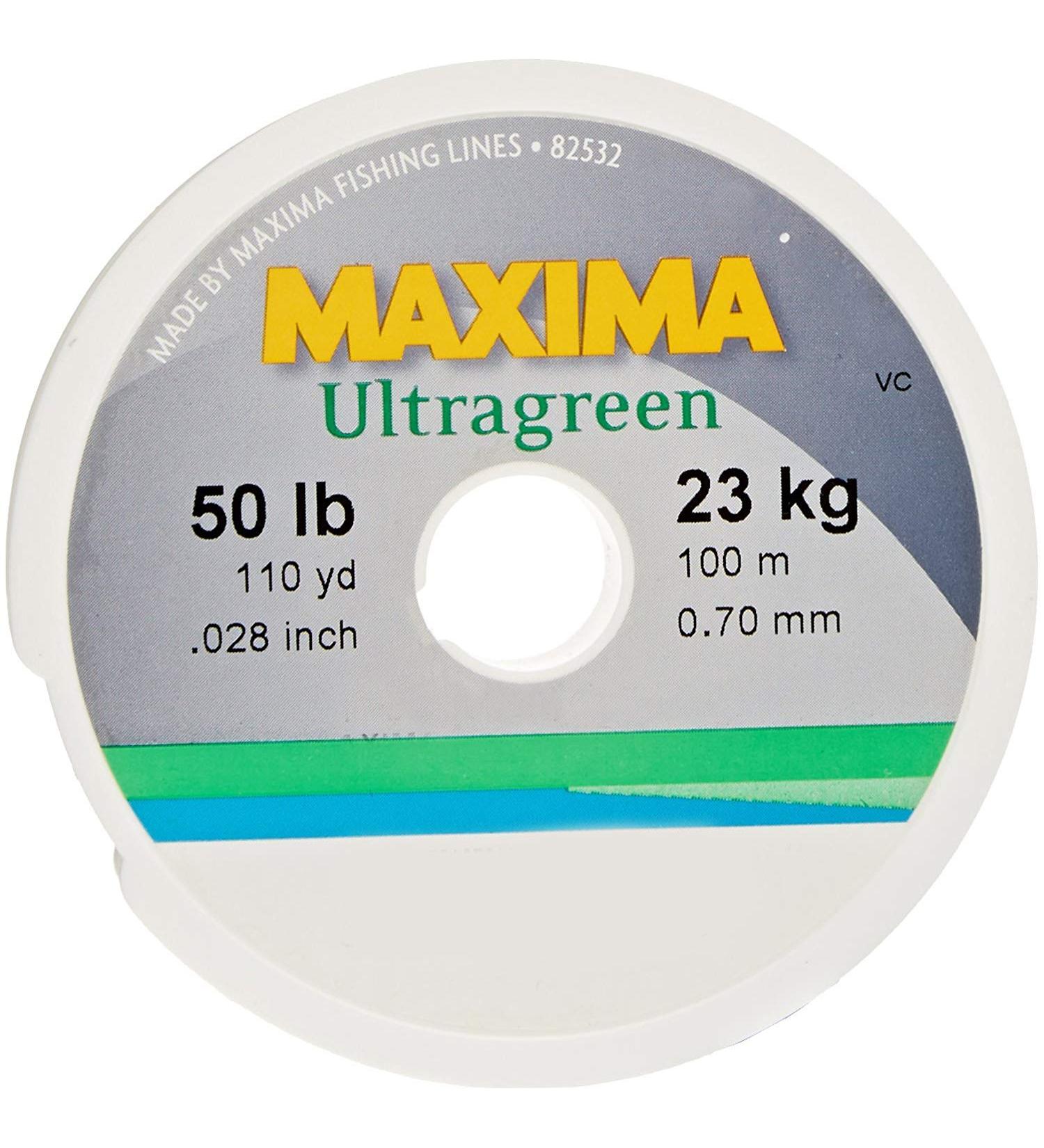 Maxima Fishing Line Mini Pack, Ultragreen Ultragreen, 50-pound, 110-yard