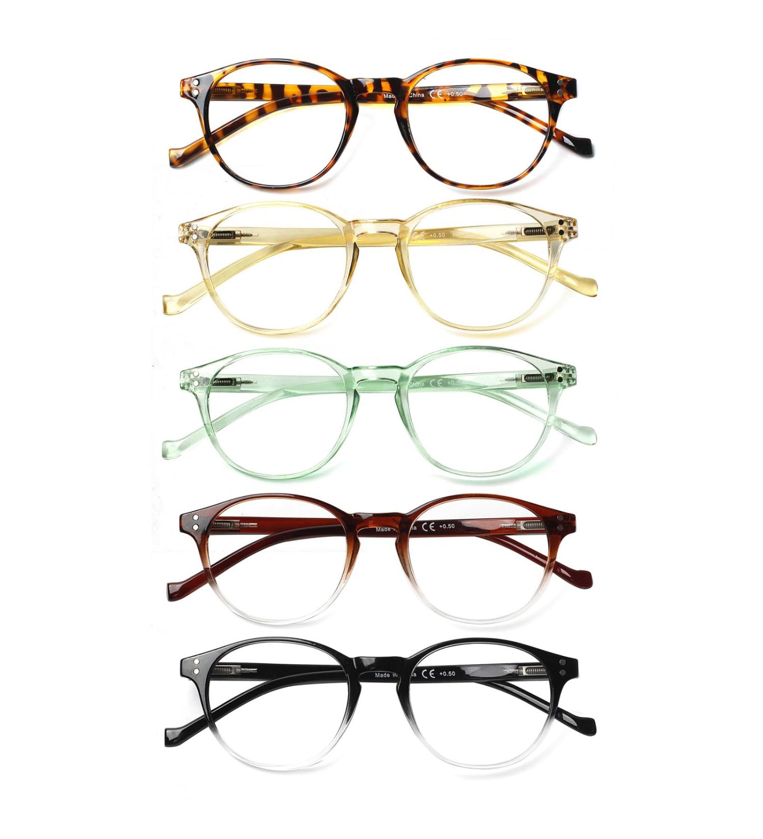 COJWIS 5 Pack Blue Light Filter Reading Glasses for Men & Women - Anti-Tiredness UV Protection 4.0X Magnification - Buy Online on GoSupps.com