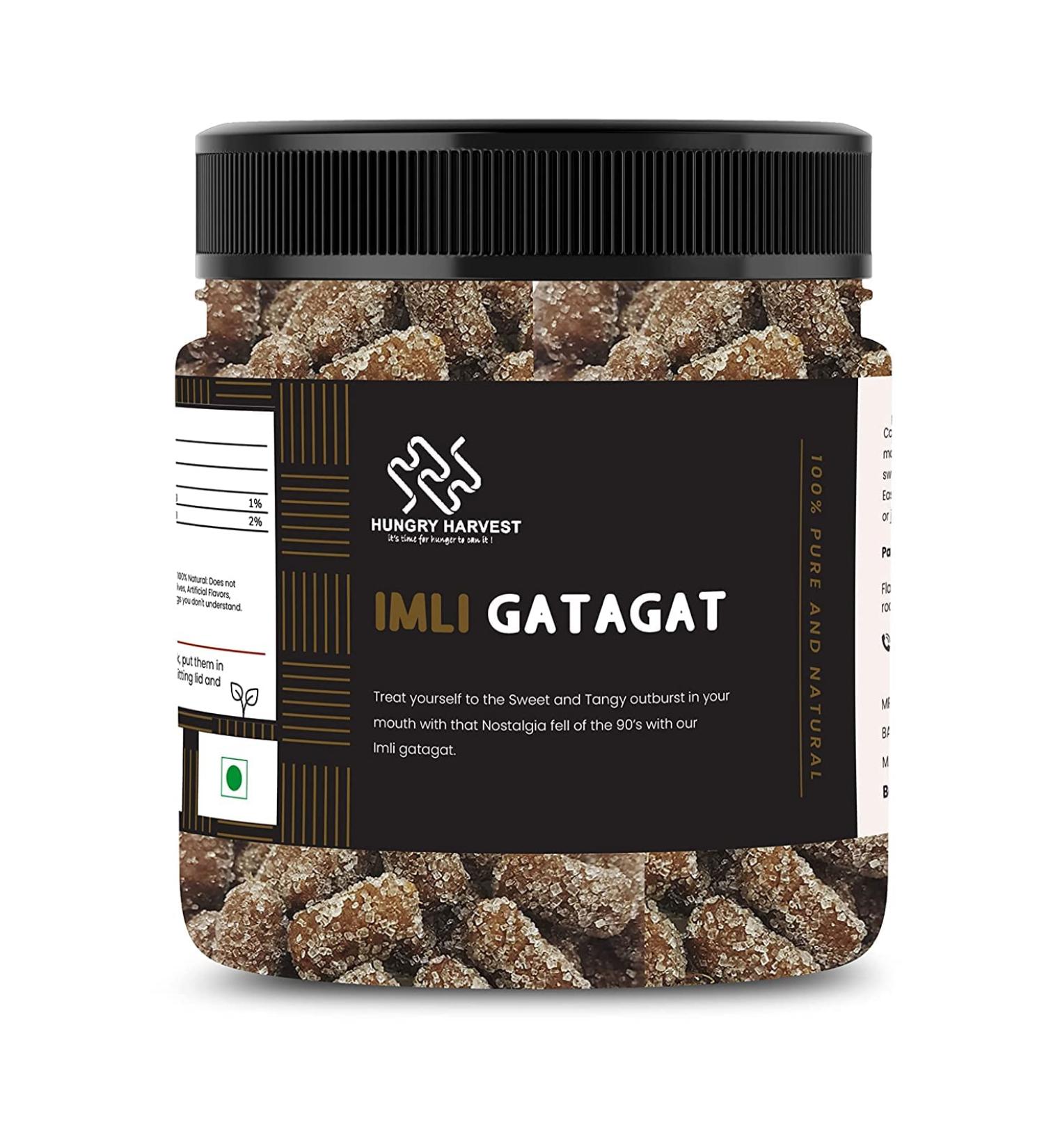 Hungry Harvest Imli Gatagat Candy | Tamarind Emly gatagat Candy 300 gms_Packing May Vary