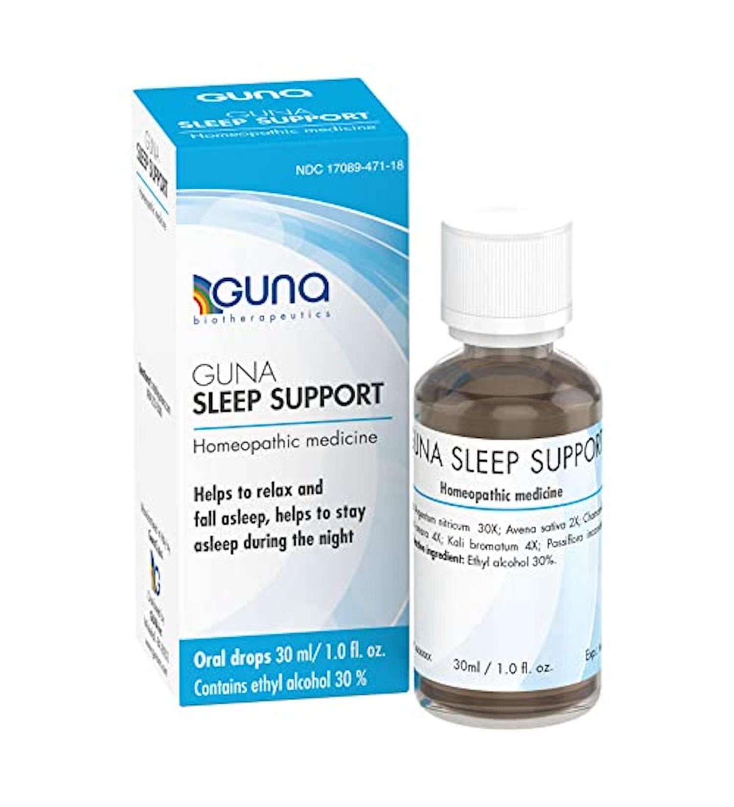 Guna Sleep Support Homeopathic Natural Sleep Aid Melatonin-Free and Non Habit-Forming - 1 Ounce - Buy Online on GoSupps.com