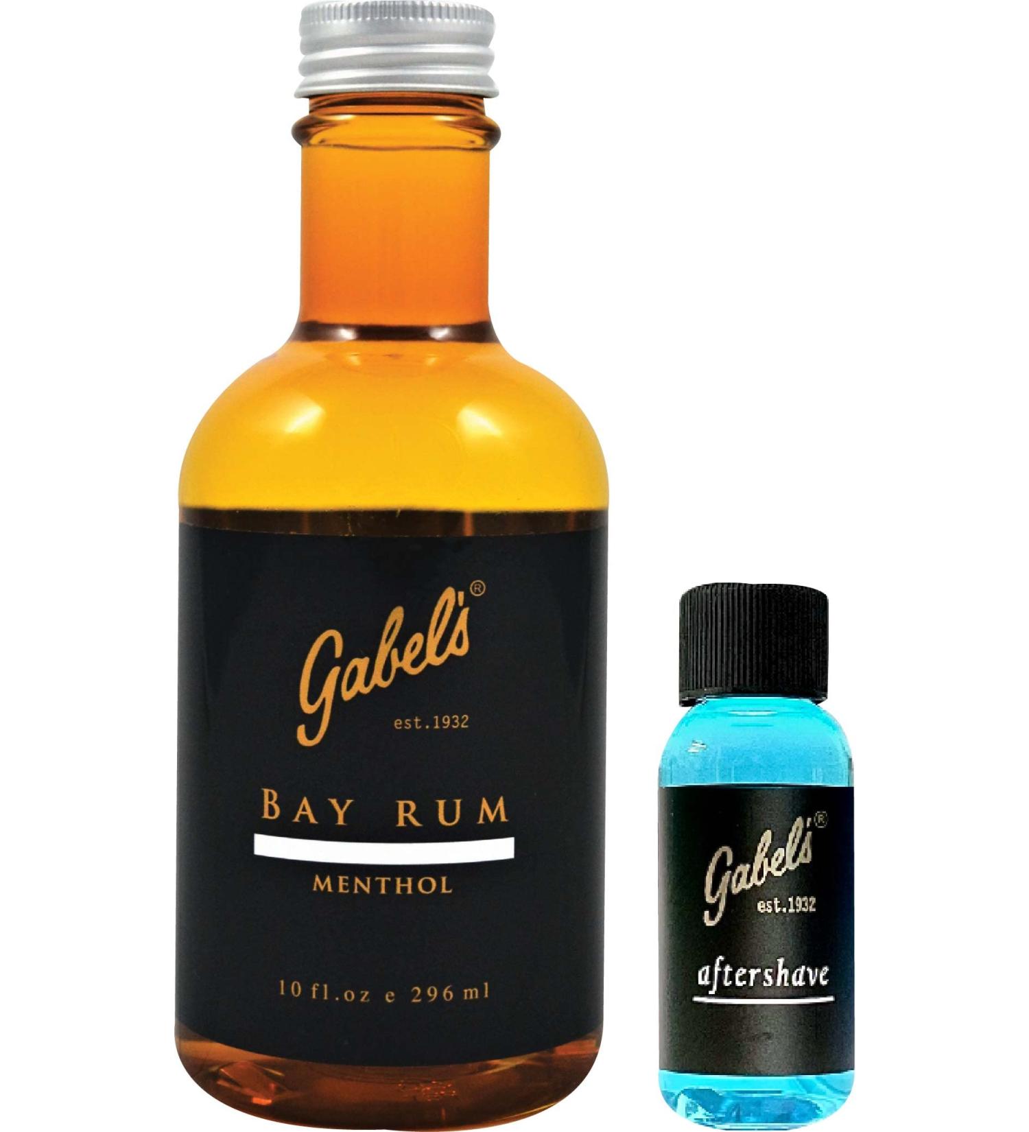 Bay Rum Aftershave with Menthol (10 fl oz) Limited Edition and 126 S Aftershave (1 fl oz) Authentic Gabel'sDirect