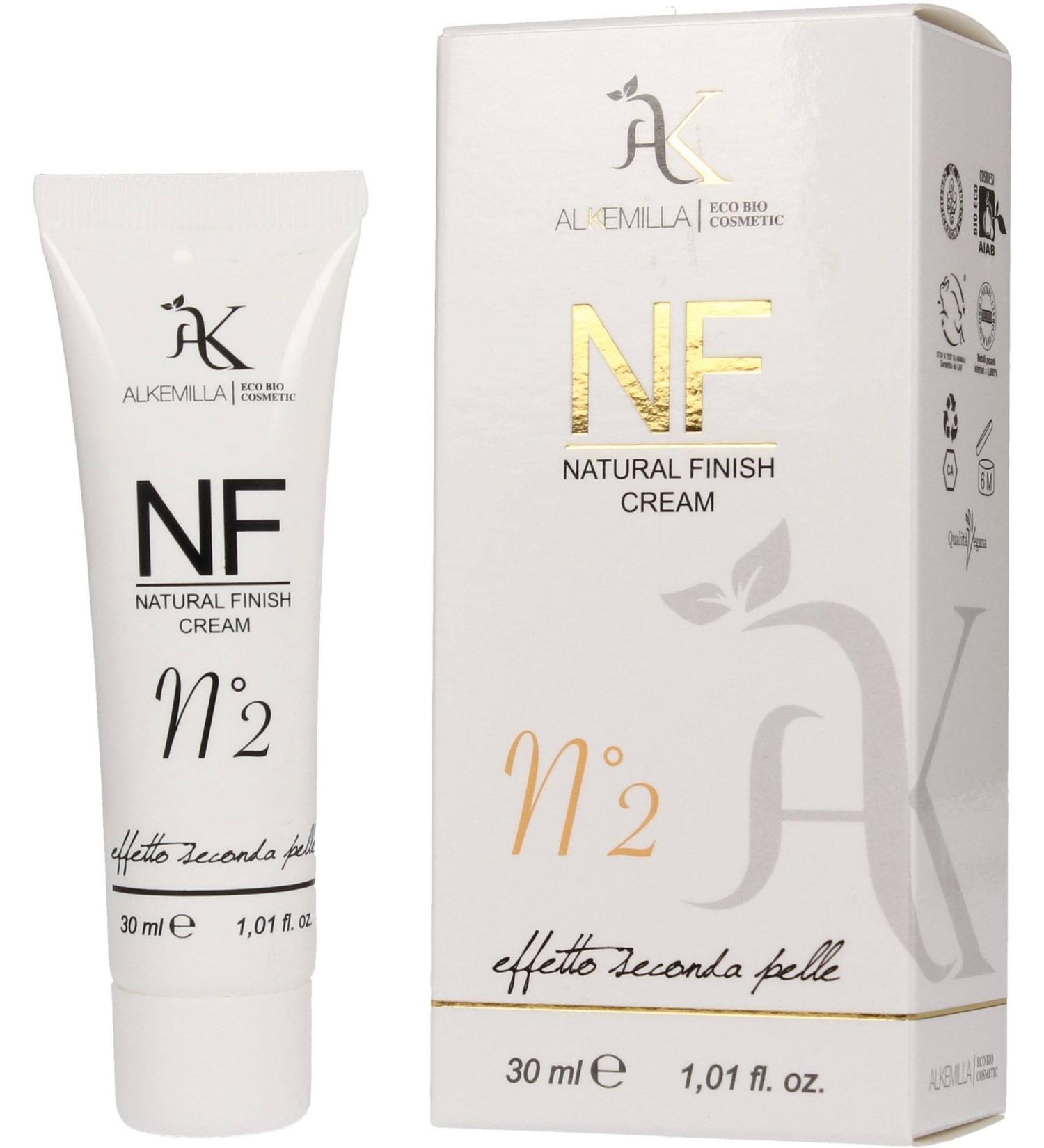 ALKEMILLA - BB Cream Natural Finish - 02 - Organic foundation with natural second skin effect - Vegan, cruelty-free and nickel tested - 30 ml