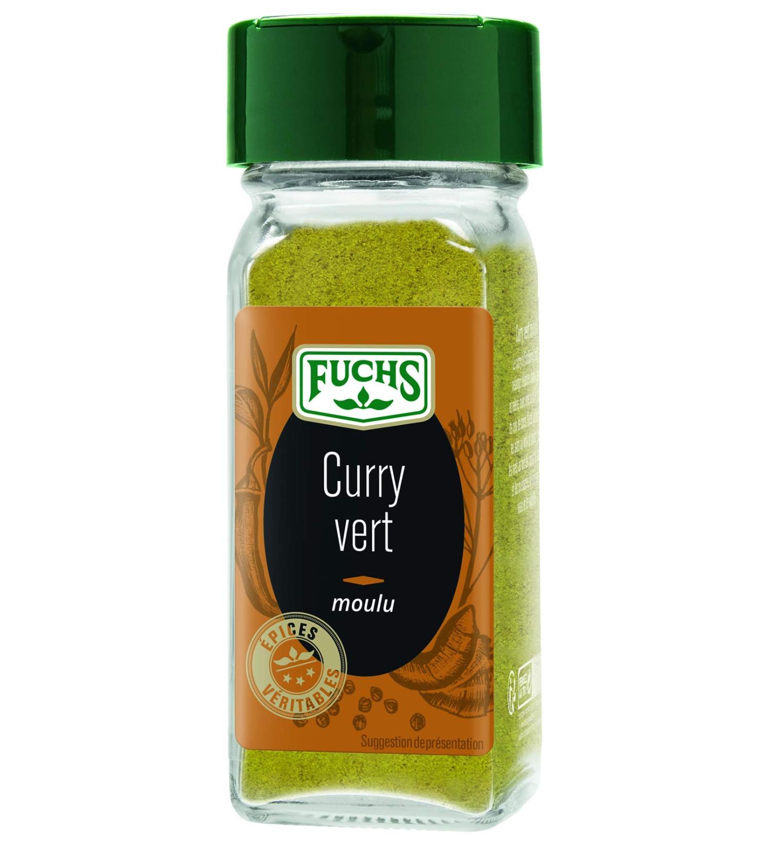FUCHS Real Spices Curry Ground Green Bottle 36 g - Buy Online on GoSupps.com