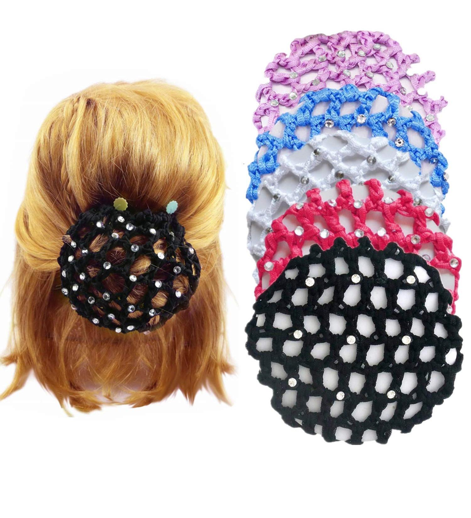 Youu 5-Piece Hair Network Bun Aid | Gymnastics & Ballet Fabric Knot | International Shipping Available - Buy Online on GoSupps.com