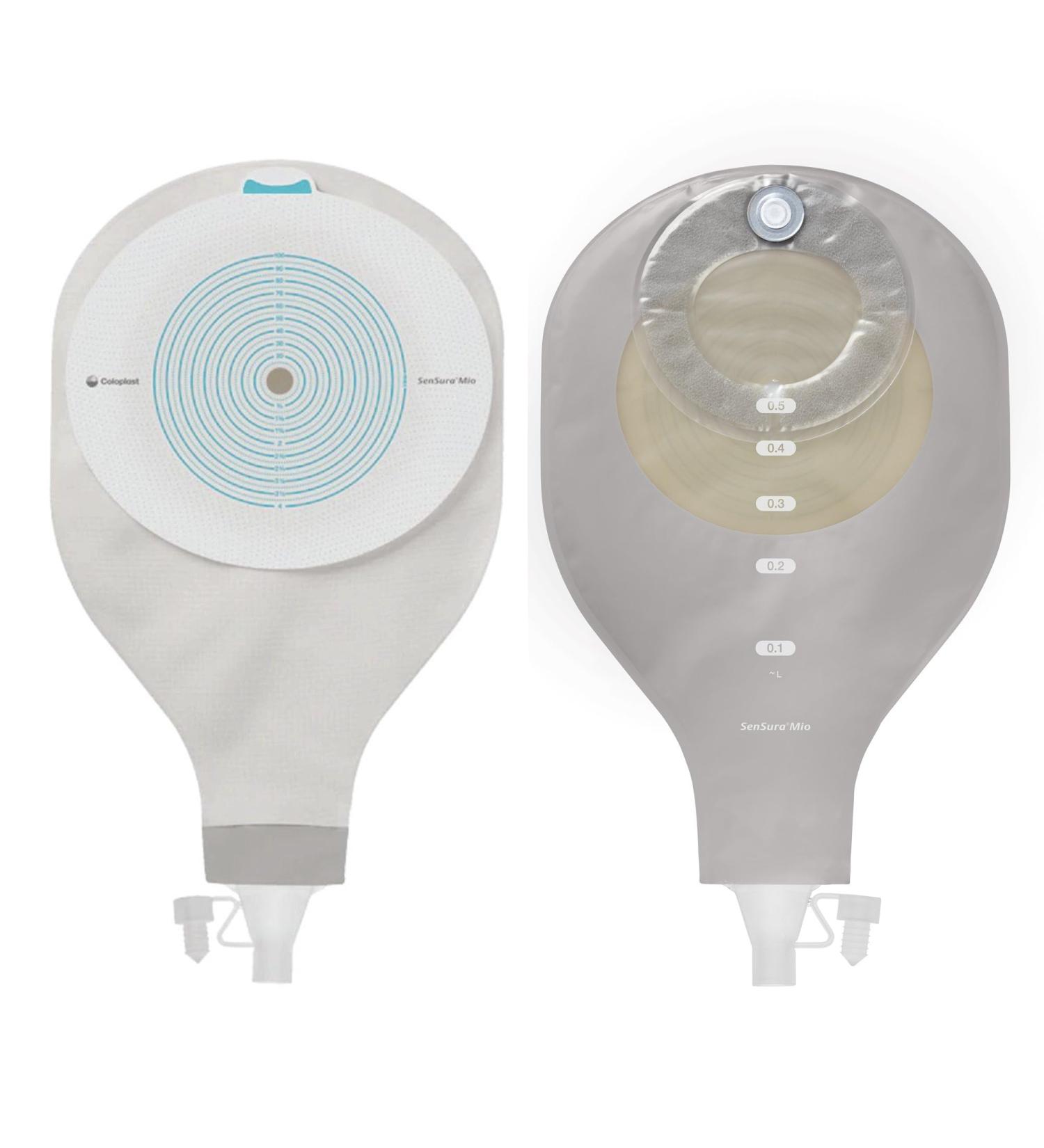 Buy SenSura Mio High Output Ostomy Pouch - Drainable 3/8 to 4 Inch Stoma - 1pc Transparent System (10 Ct) - International Shipping Available - Buy Online on GoSupps.com