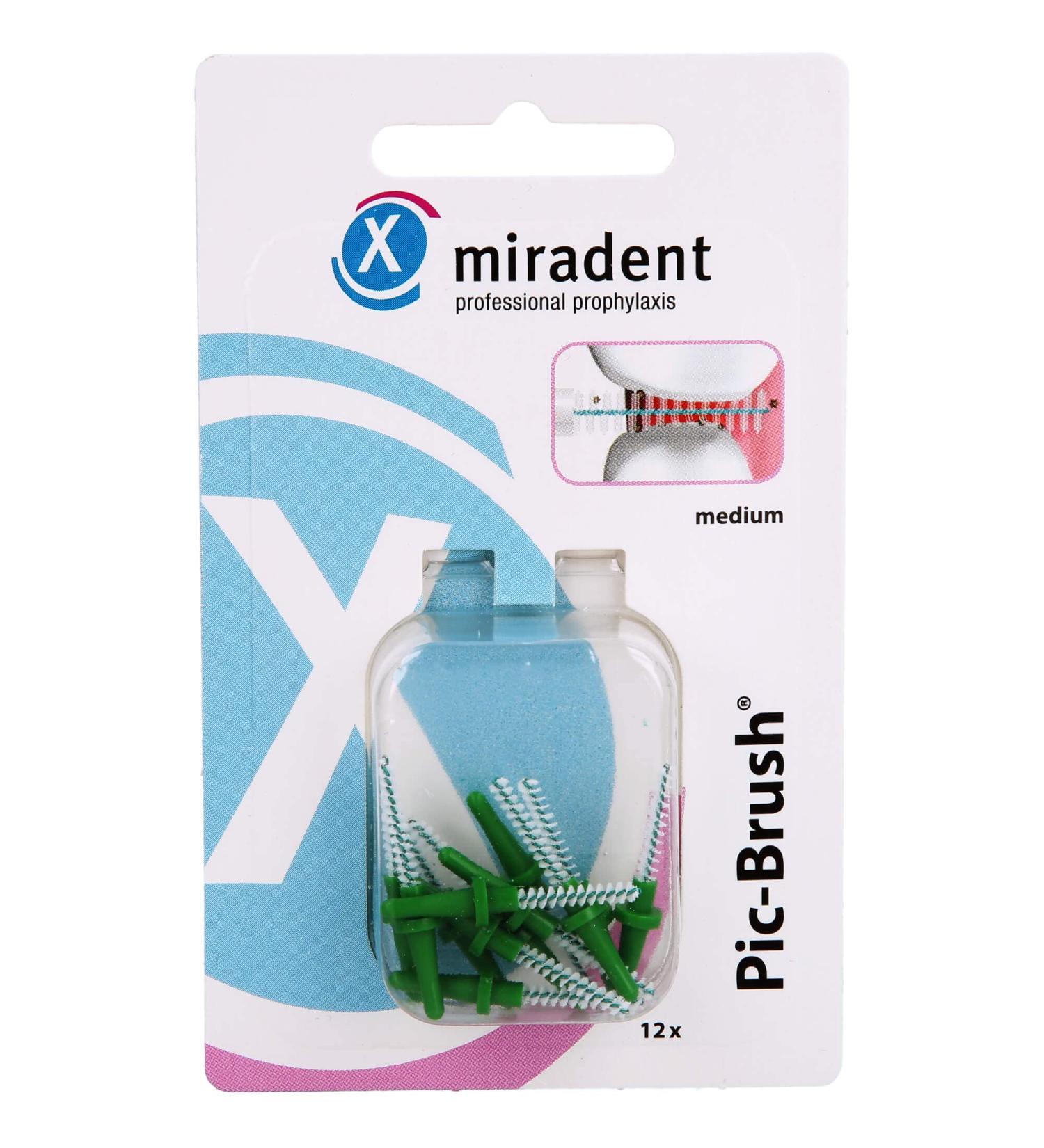 Miradent Interdental Brush PIC-Brush Medium Green