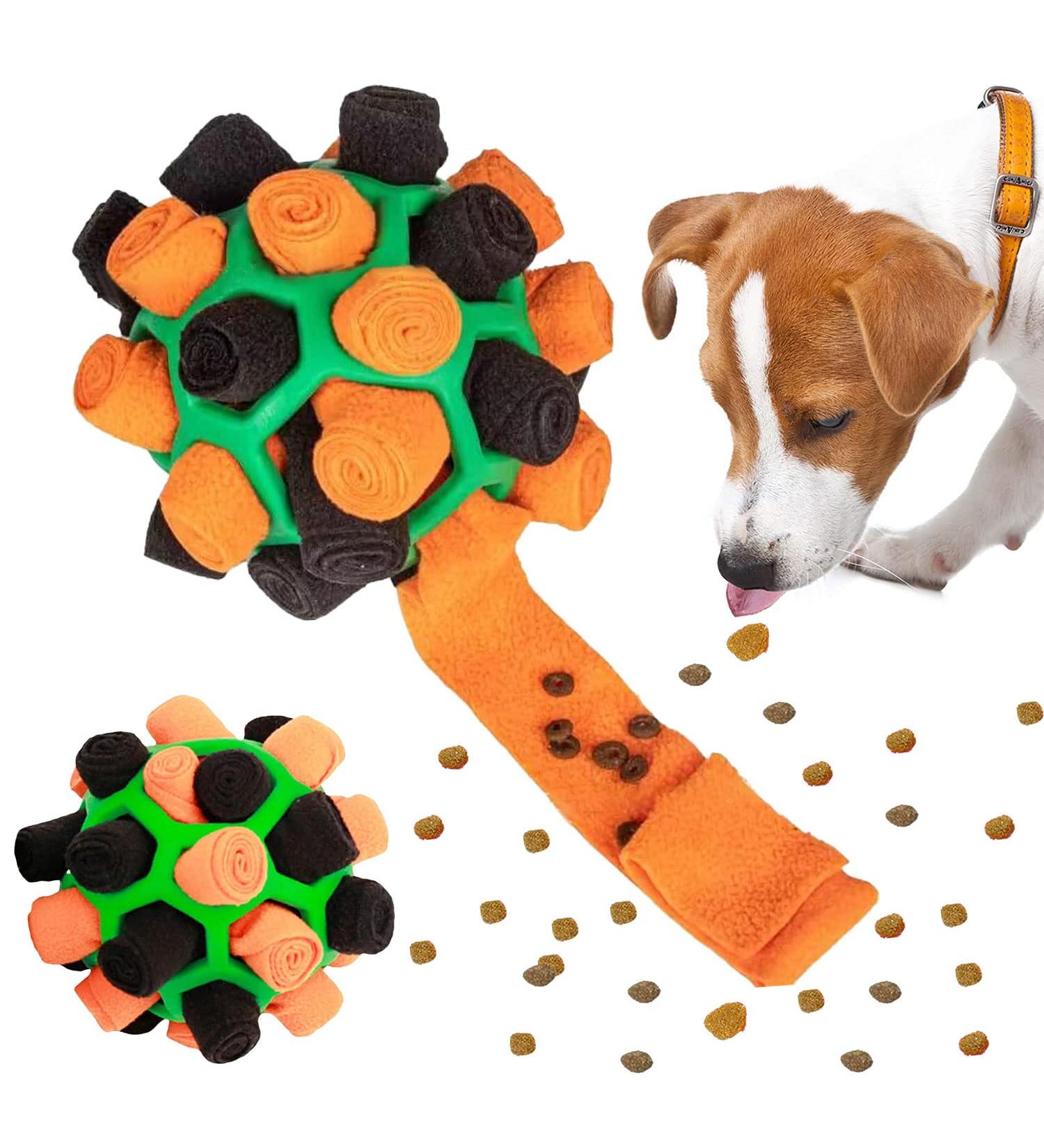 Buy Sniffed Ball for Dogs - Interactive Sniffing & Intelligence Toys | Washable Odor Training & Snack Ball for International Shipping - Buy Online on GoSupps.com
