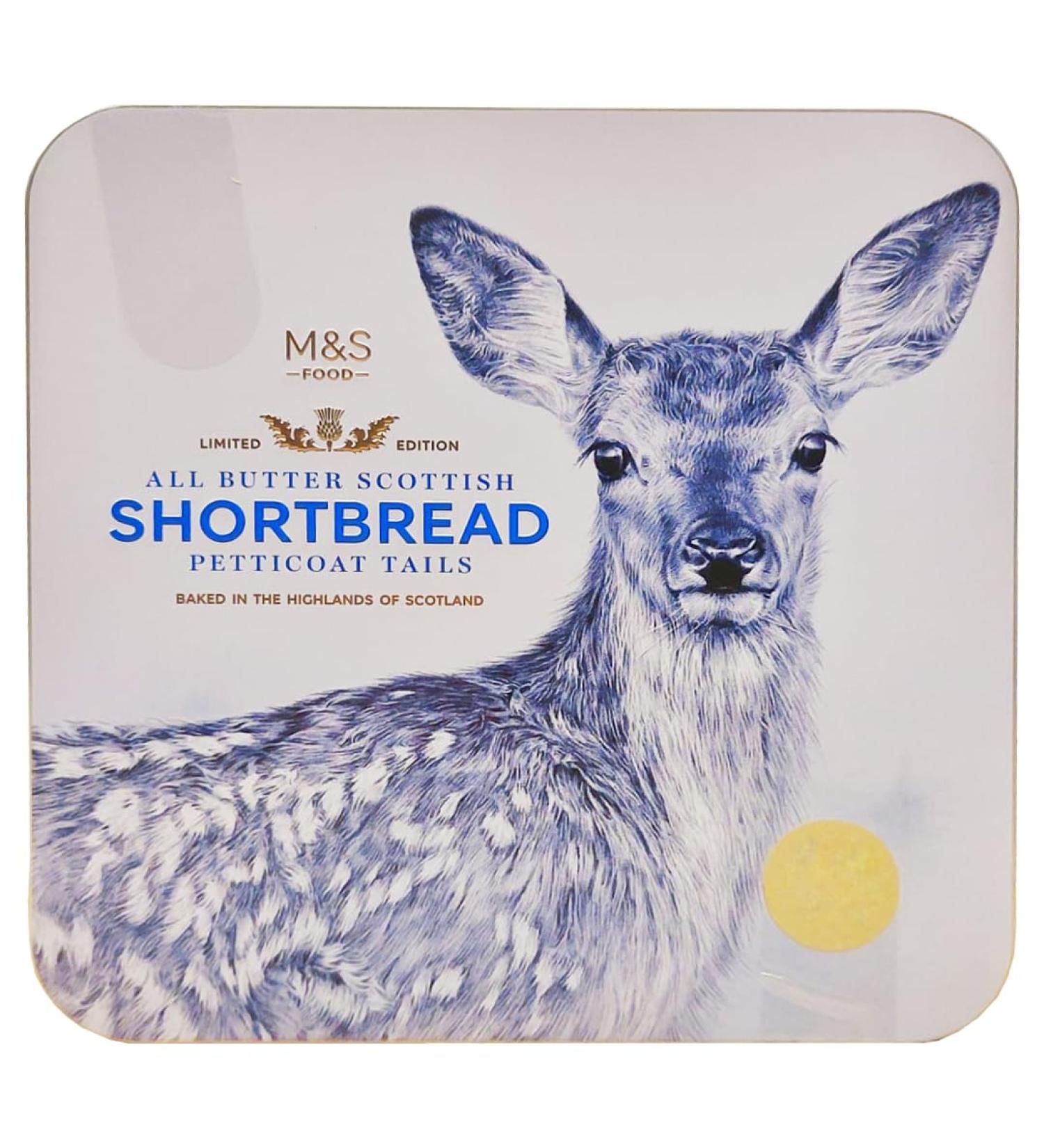 Marks And Spencer All Butter Scottish Shortbread Petticoat Tails Tin 360g - Buy Online on GoSupps.com