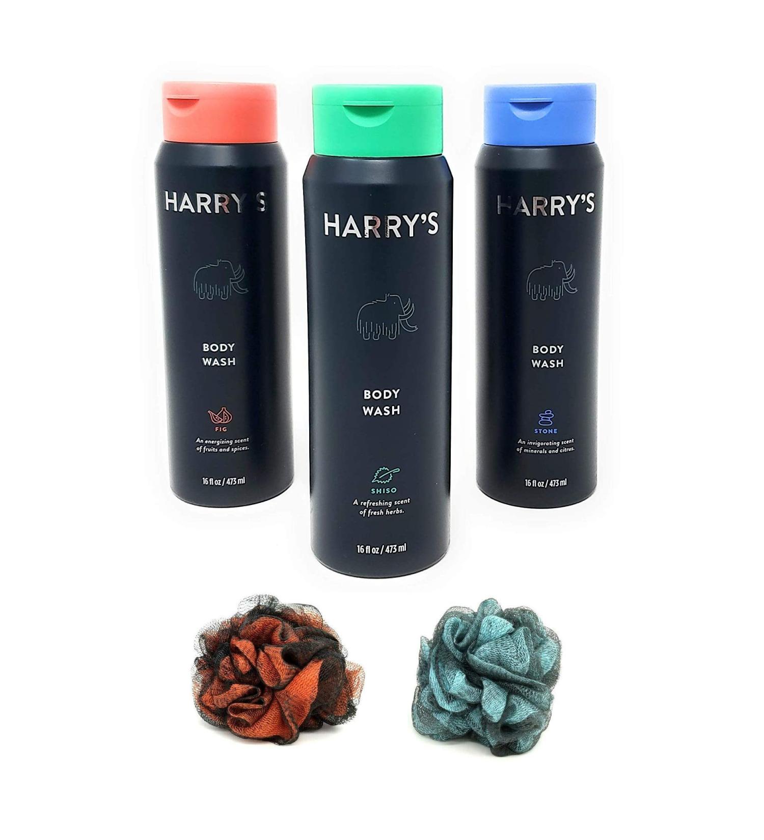 Harry's Shiso Stone and Fig Body Wash Collection - 3 Bottles, 16 Oz each - Buy Online on GoSupps.com