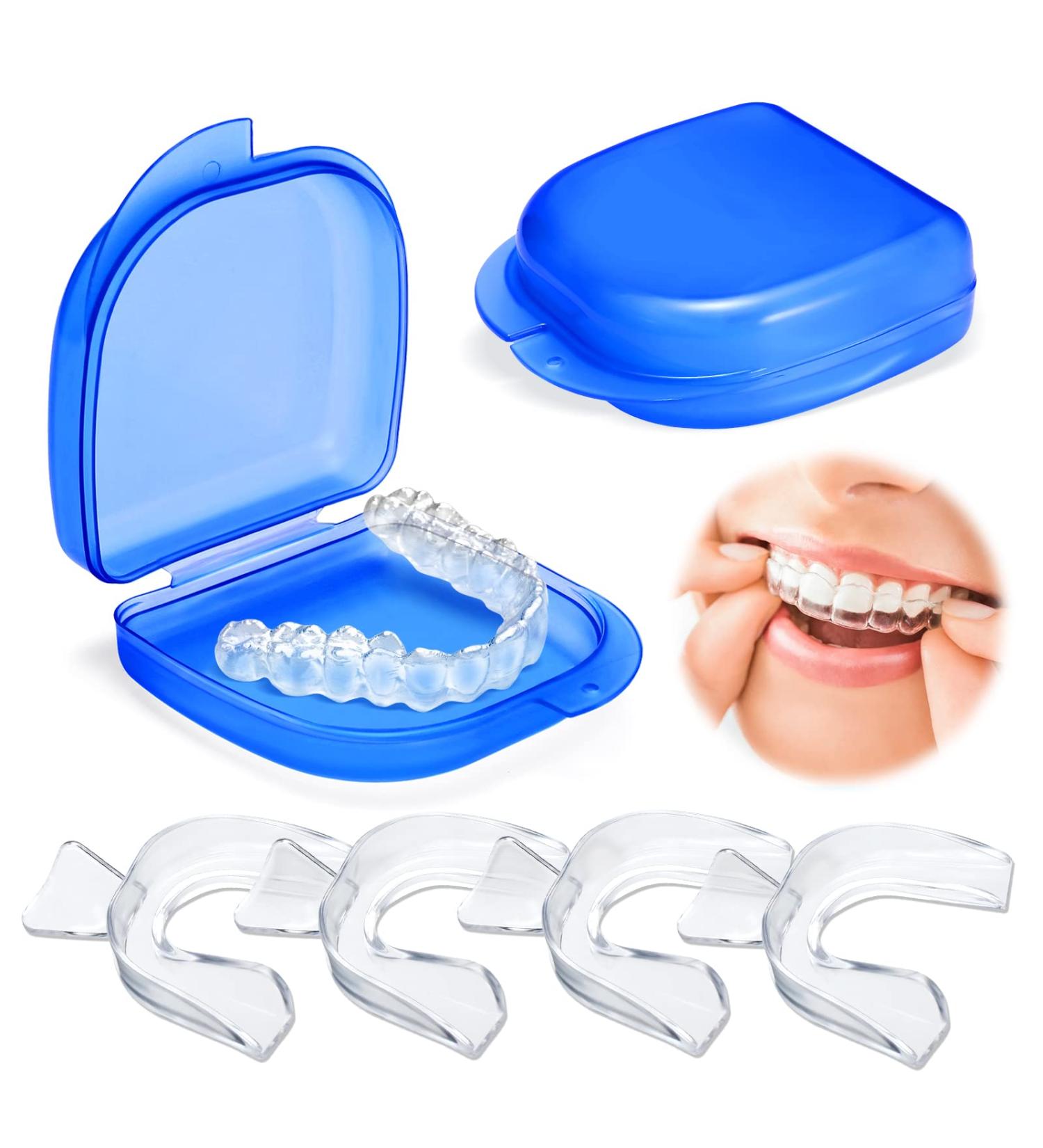 Beesjuy Anti-Snore Bite Rail Set - 4 Pieces for Teeth Protection & Whitening | International Shipping Available - Buy Online on GoSupps.com