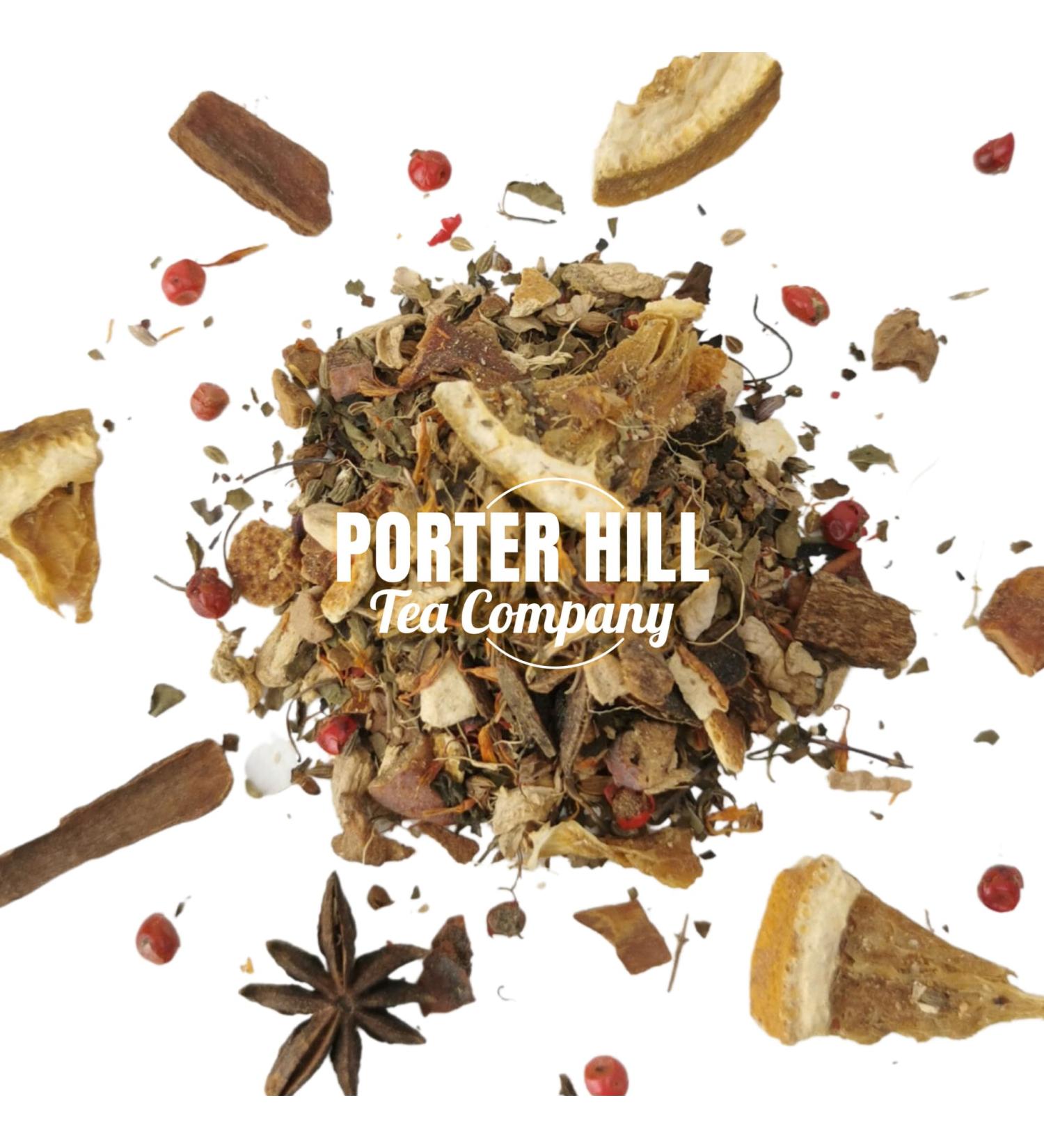 Zesty & Spicy KADHA TONIC Loose leaf Herbal Tea - 50g - Buy Online on GoSupps.com