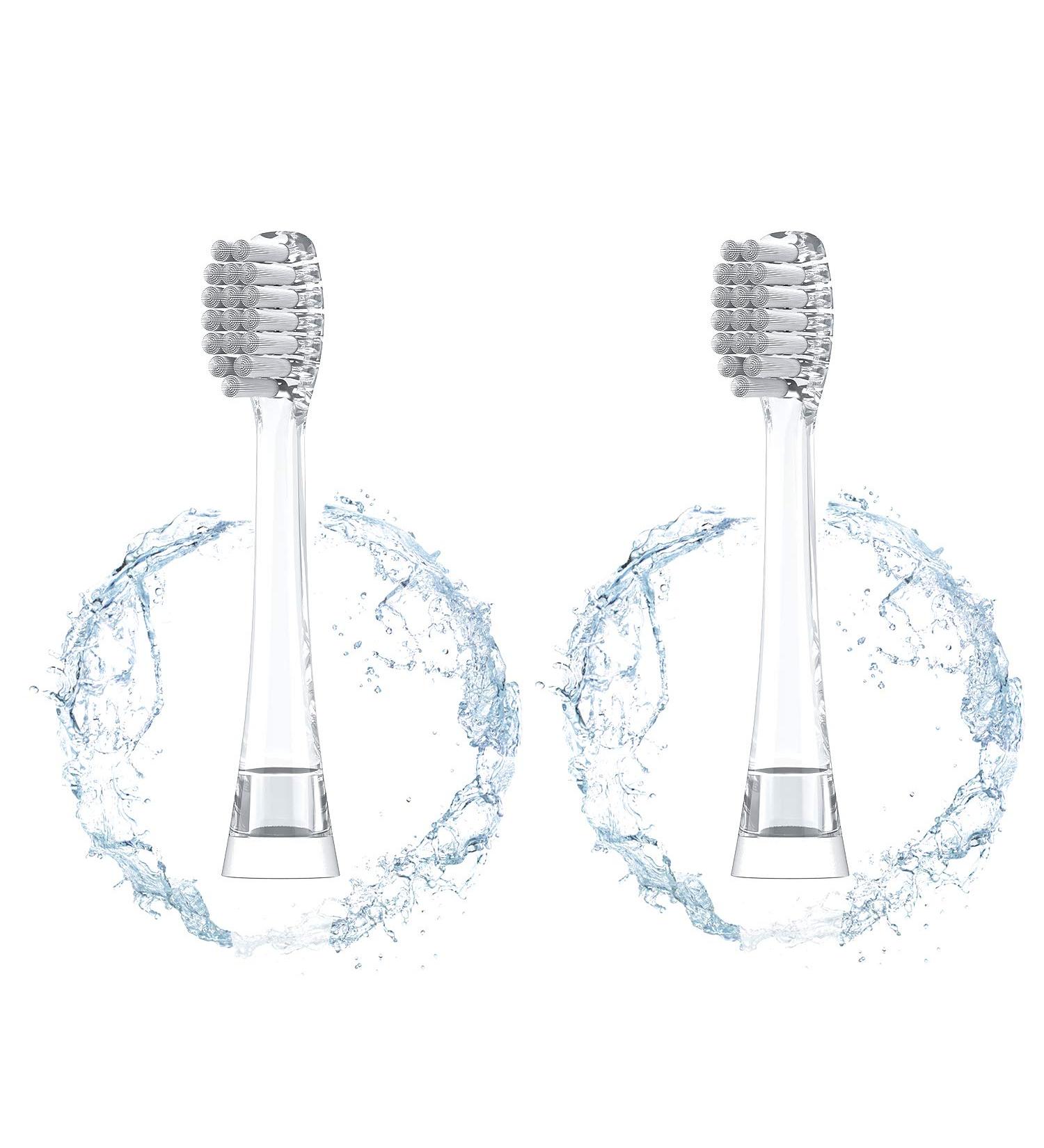 Dada-Tech Baby/Kids Electric Toothbrush Replacement Heads - Medium Pack of 2 - Buy Online on GoSupps.com