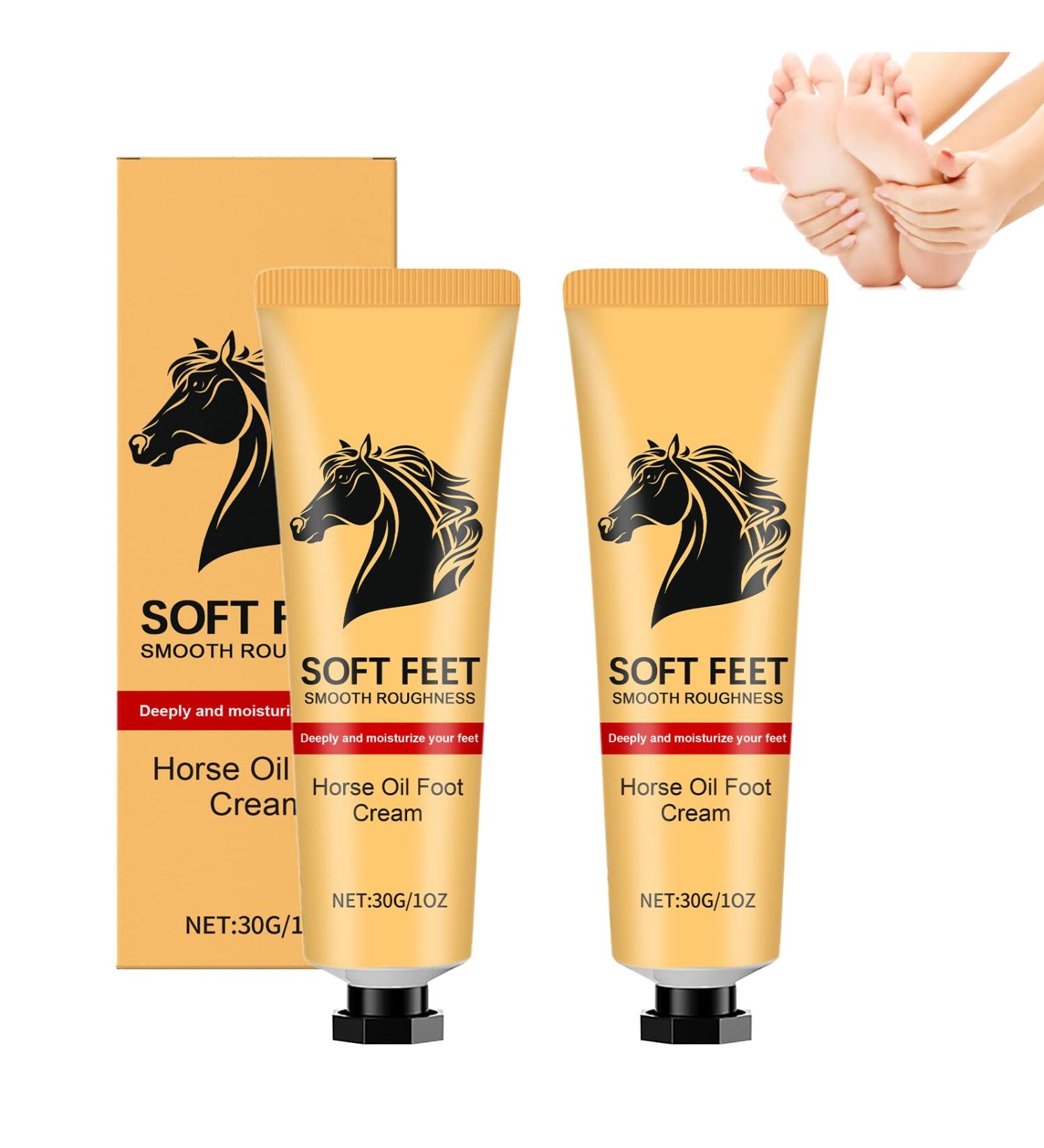  Hengxuan Horse Oil Repair Moisturizer for Dry and Cracked Heels with Natural Ingredients Nourishing Horse Oil Formula for Soft and Smooth Feet (2) - Buy Online on GoSupps.com