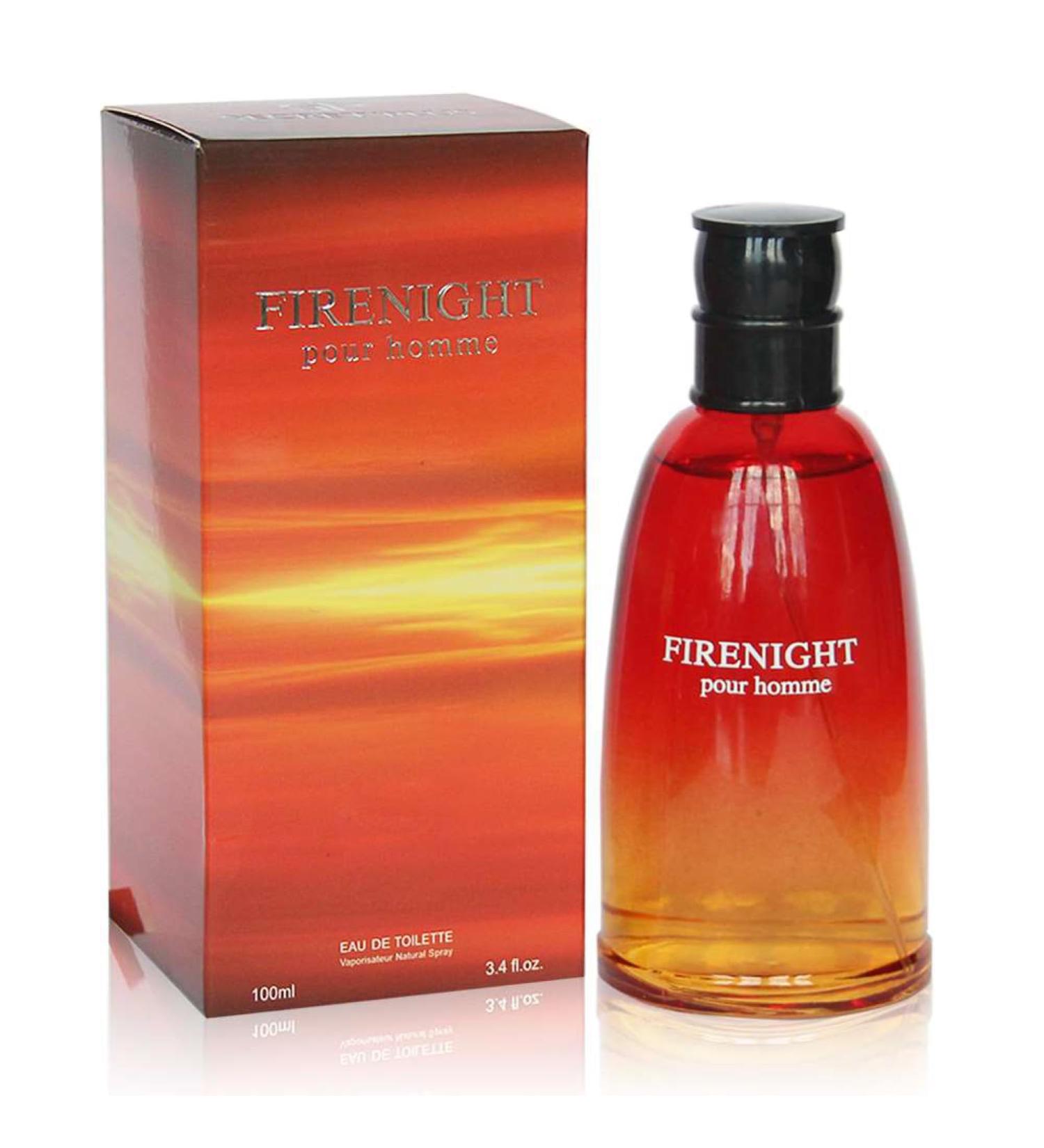 FIRENIGHT POUR HOMME Eau De Toilette Long Lasting Men Perfume 3.4Fl Oz Cologne For Men Daily Used Fire Night 3.4 Fl Oz (Pack of 2) - Buy Online on GoSupps.com