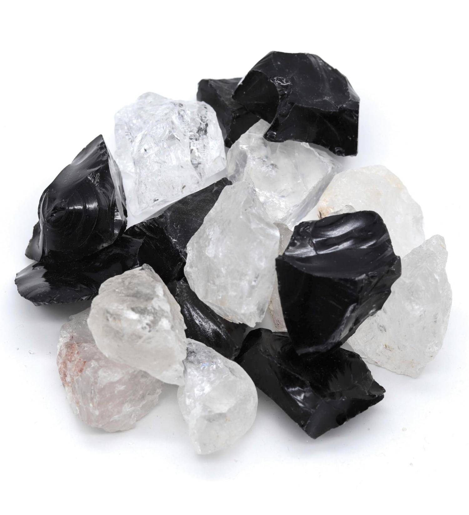 LAVISA Premium Healing Stones Gemstone Set | 100% Natural Crystals for Decoration & Water Treatment | Balance & Equilibrium Mineral Stones - Buy Online on GoSupps.com