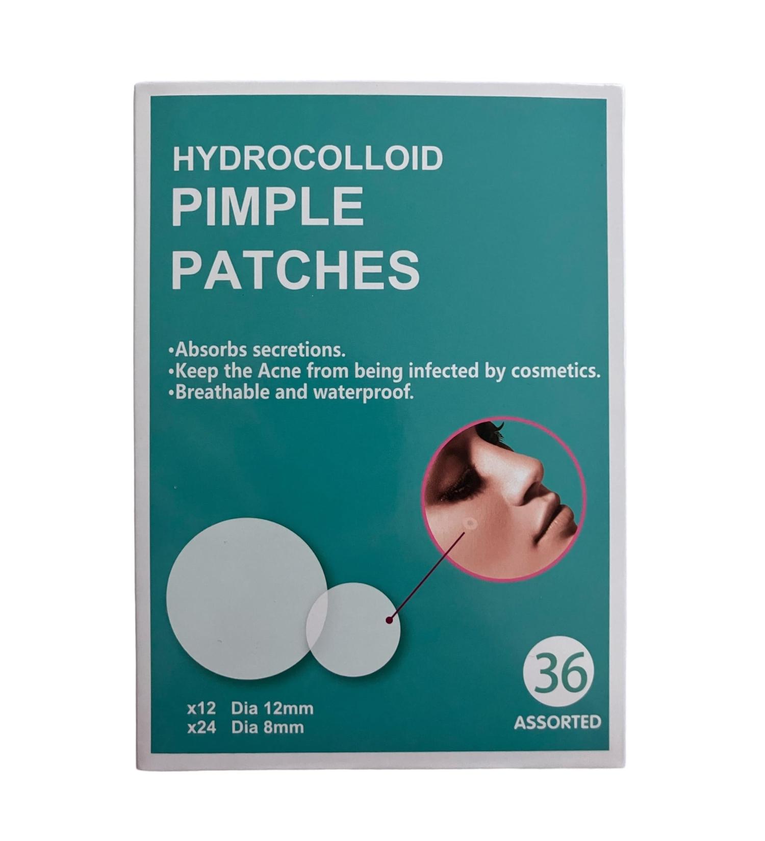Hydrocolloid Acne Patches - 36 Invisible Spot Stickers - Multi-Sized Pimple Patches (12mm & 8mm) Skin Care - Fast Healing Reduces Redness Vegan Makeup-Friendly Blemish Treatment Overnight Care - Buy Online on GoSupps.com