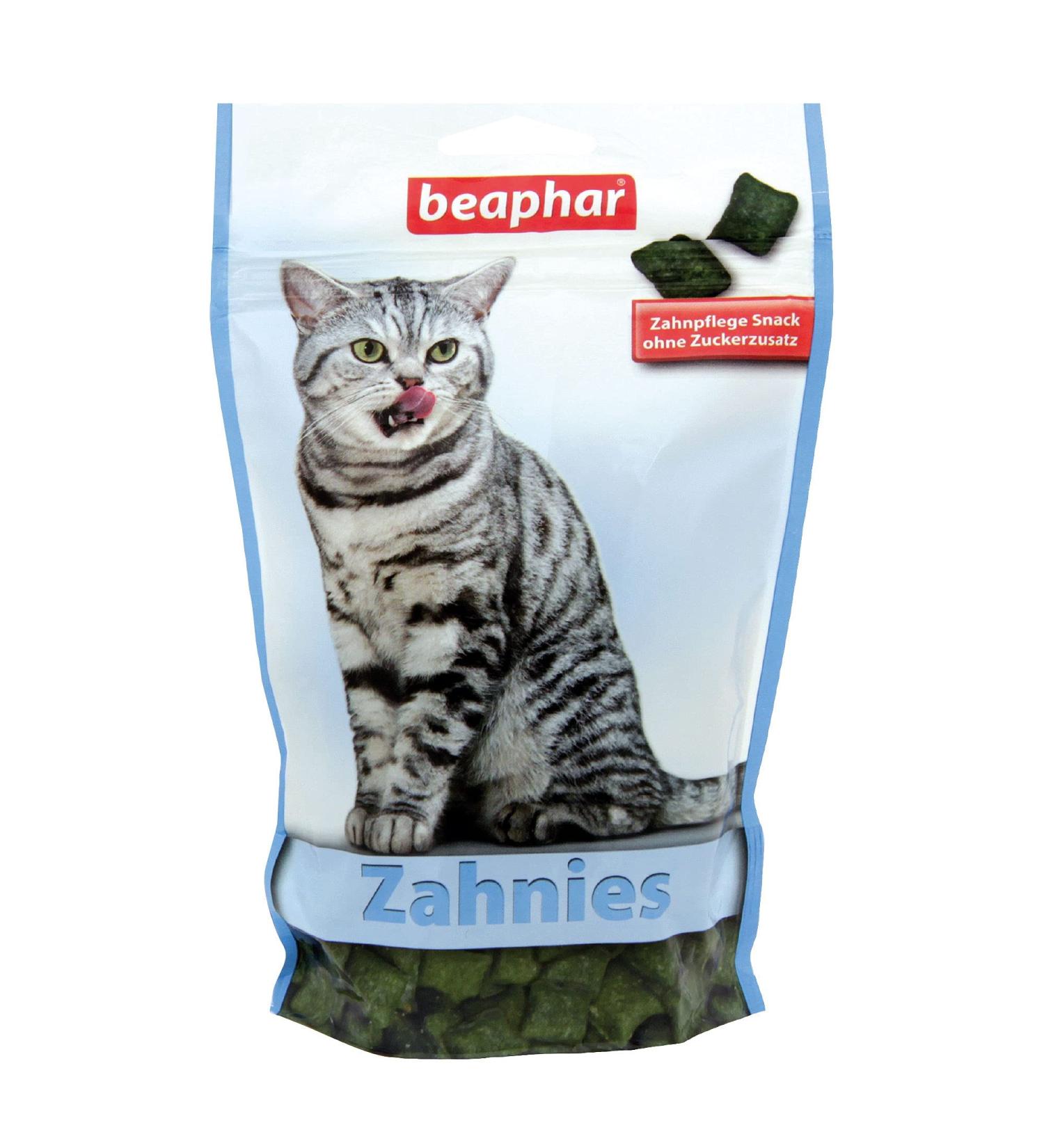 BEAPHAR Zahnies for Cats - Dental Care Treats | Fresh Breath & Health Support | 150g - International Shipping Available - Buy Online on GoSupps.com