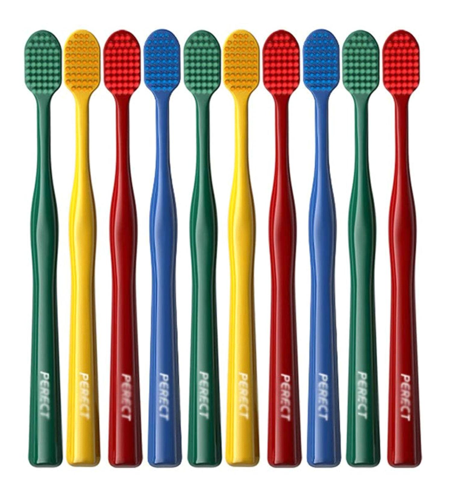 Ultraicidal Toothbrushes for Adults & Kids | Manual Spinbrush Pack of 10 Travel Toothbrushes - Ideal for Pregnancy & Body Care - Buy Online on GoSupps.com