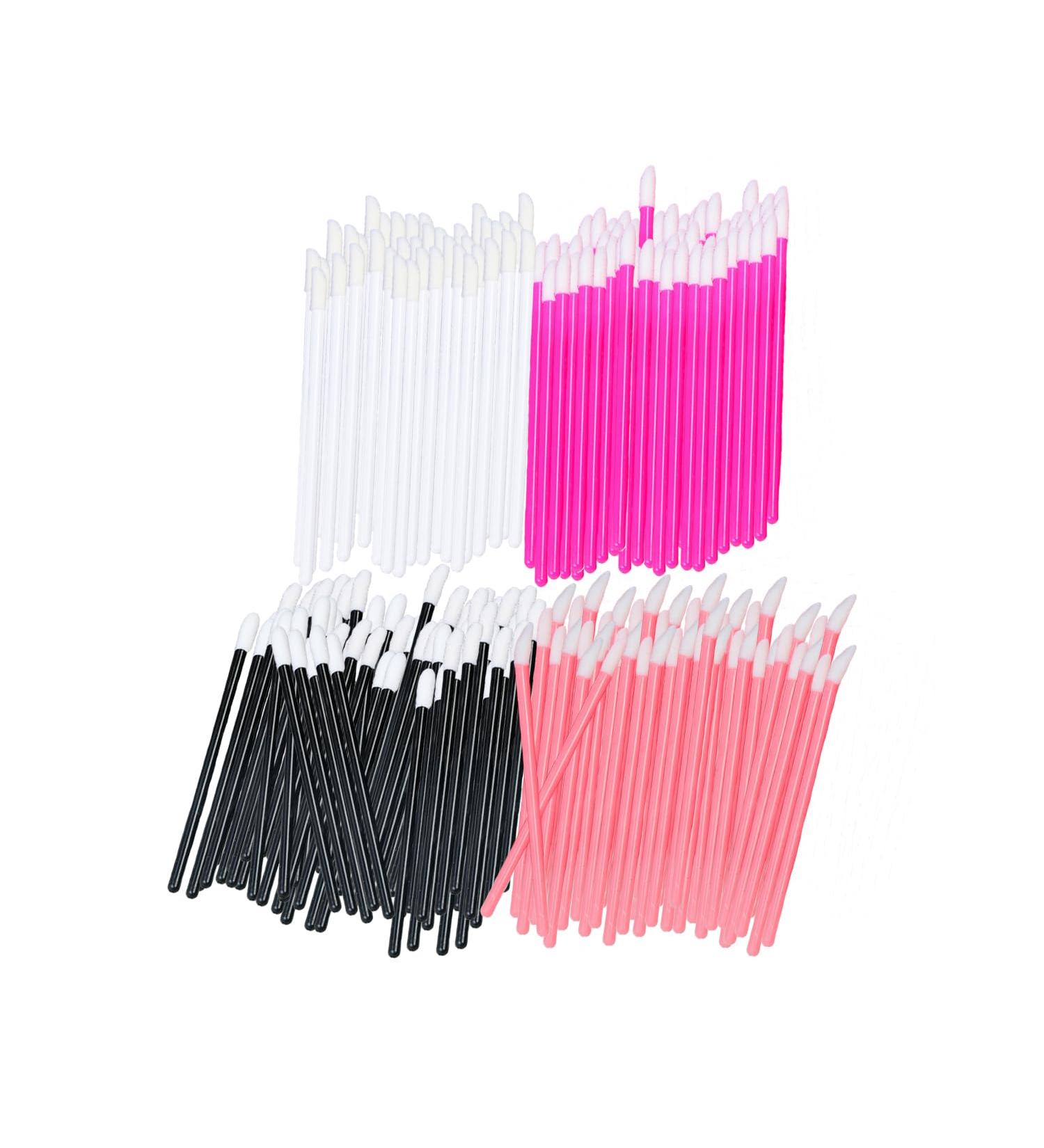 200 Pcs Disposable Lip Brushes - Solid Rod Lip Wands for Gloss & Lipstick - Essential Makeup Tools - Buy Online on GoSupps.com