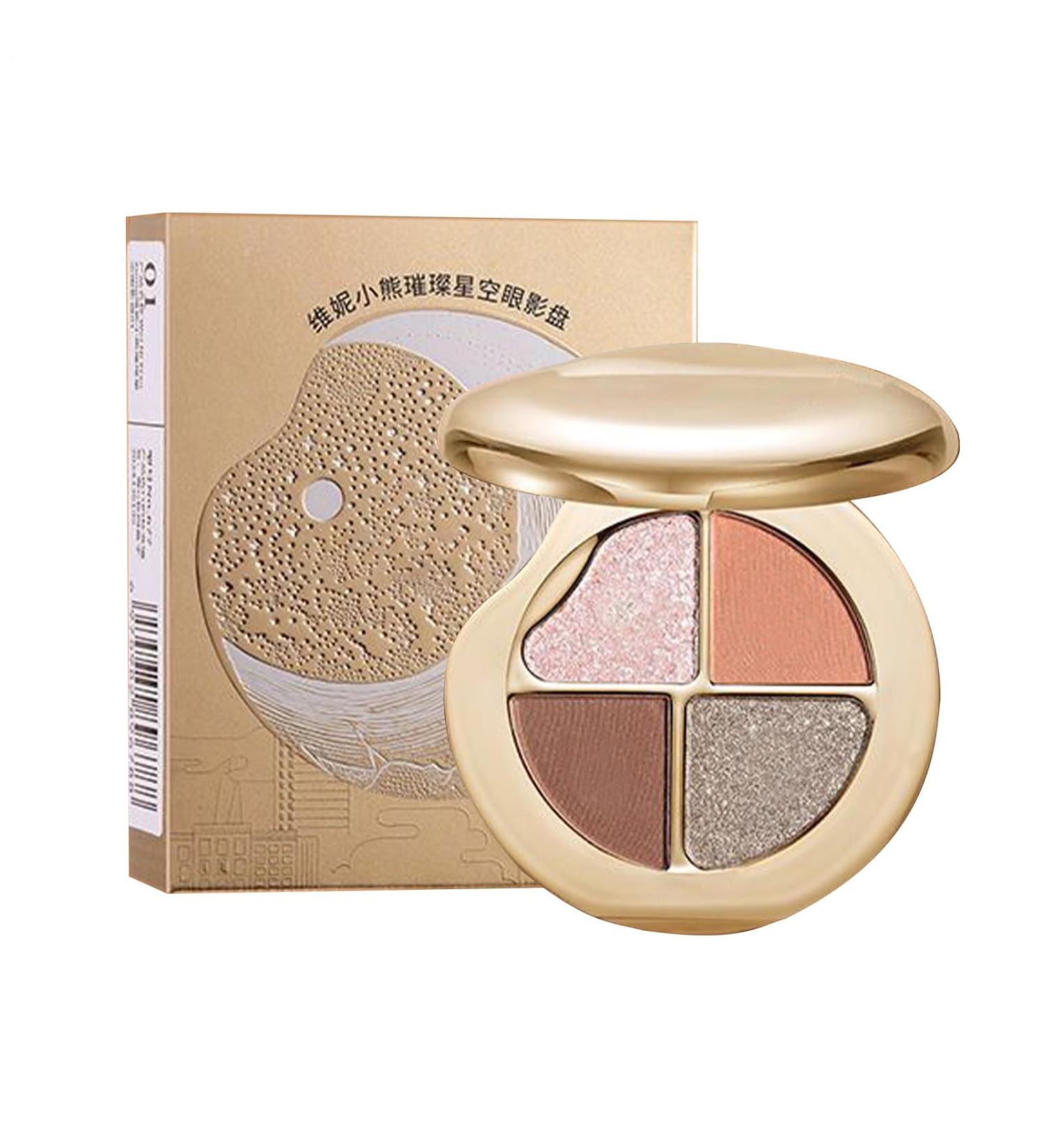 Makeup Eyeshadow Palette 4in1 Makeup Palette for WomenCosmetic Long Lasting Blush Highlighter for Adult Women Teenager Mature Skin Journey No 2 - Buy Online on GoSupps.com