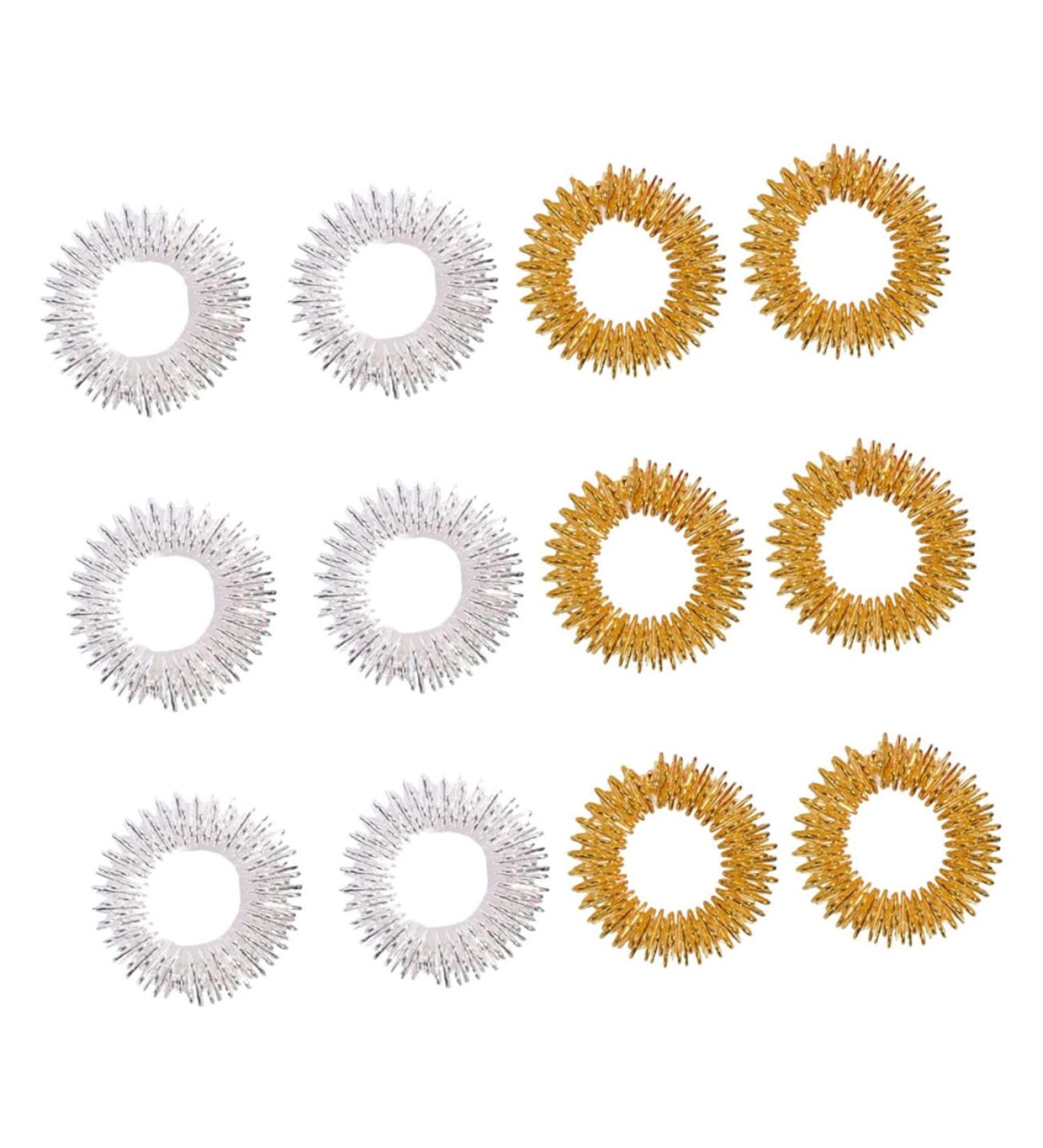 20pcs Finger Massage Rings - Acupressure Gift Idea | Mini Toys for Relaxation & Stress Relief - Buy Online on GoSupps.com