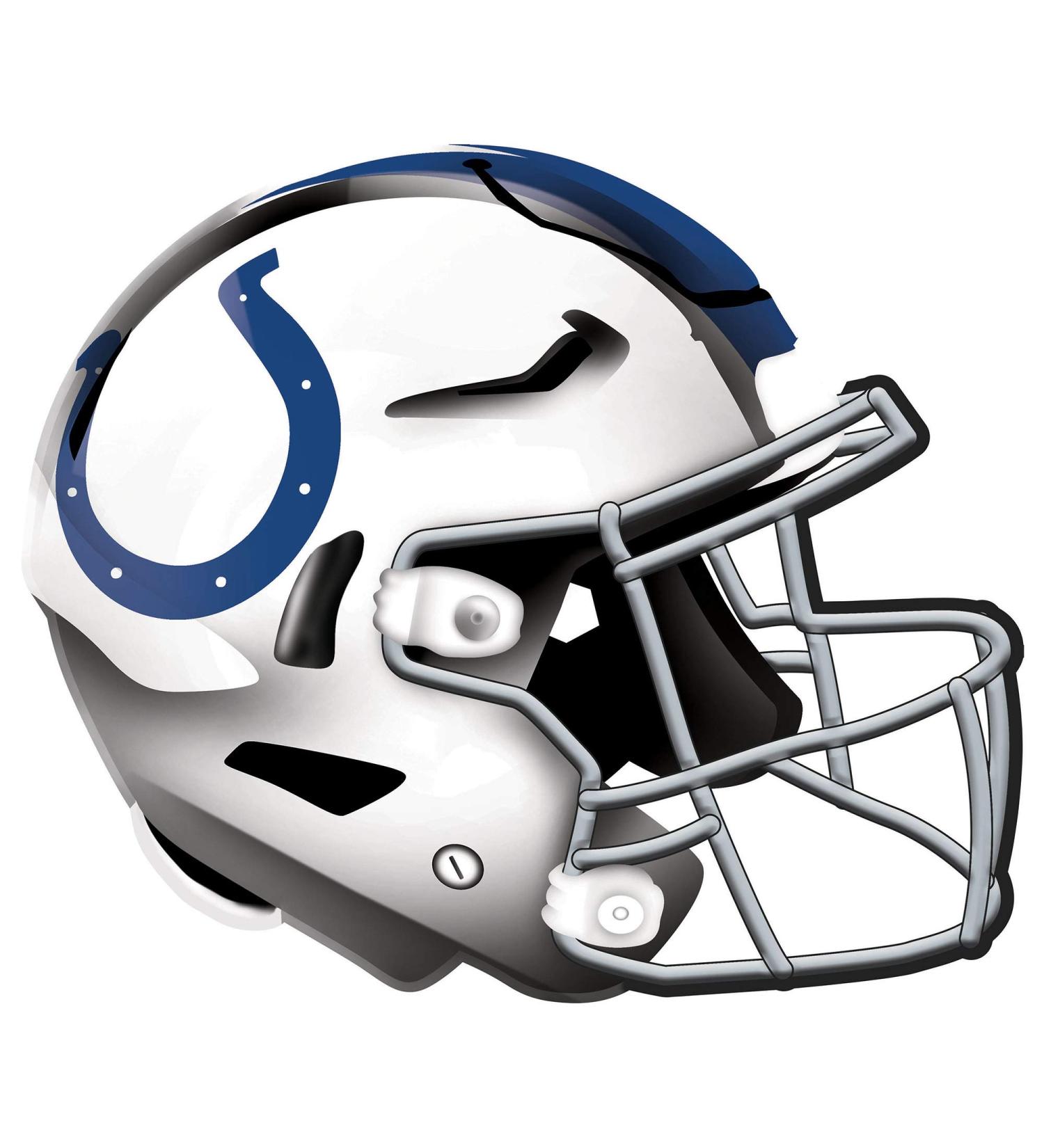 Fan Creations NFL Indianapolis Colts Unisex Indianapolis Colts Authentic Helmet, Team Color, 12 inch