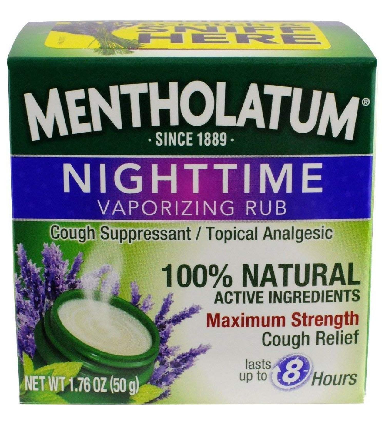 Mentholatum Night Vapor R Size 1.76z Mentholatum Night Vapor Rub 1.76z