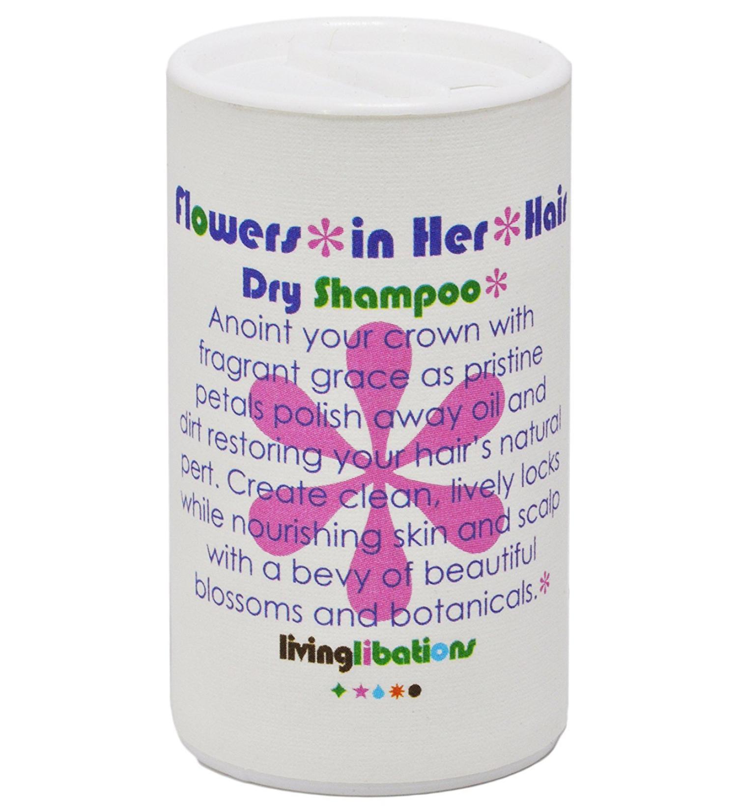 LIVING LIBATIONS - Organic Flowers in Her Hair Dry Shampoo | Natural Wildcrafted Vegan Clean Beauty (1 oz | 30 ml) 1 Ounce / 30 ml