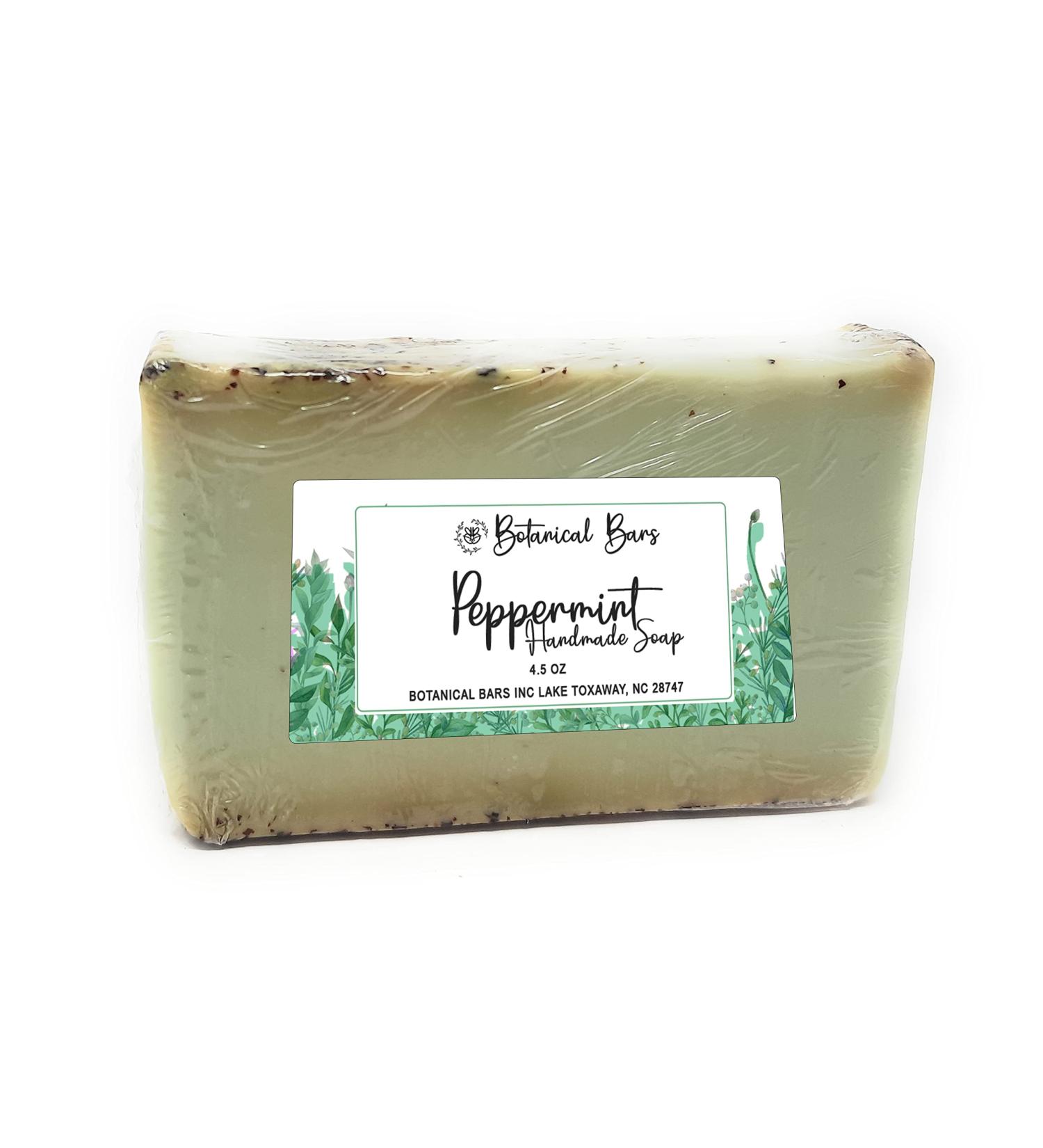 Handmade Peppermint Soap Bar 4.5 oz
