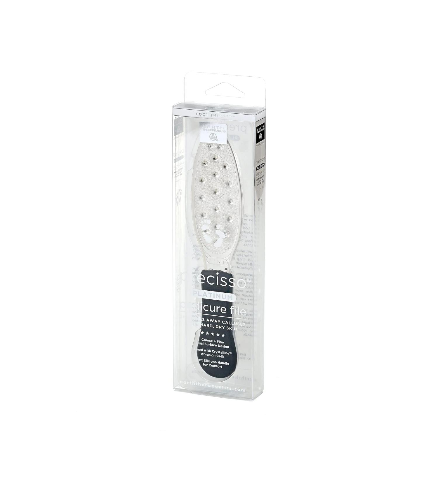 Earth Therapeutics Precisso Platinum Foot File - Professional Grade Callus Remover - Buy Online on GoSupps.com