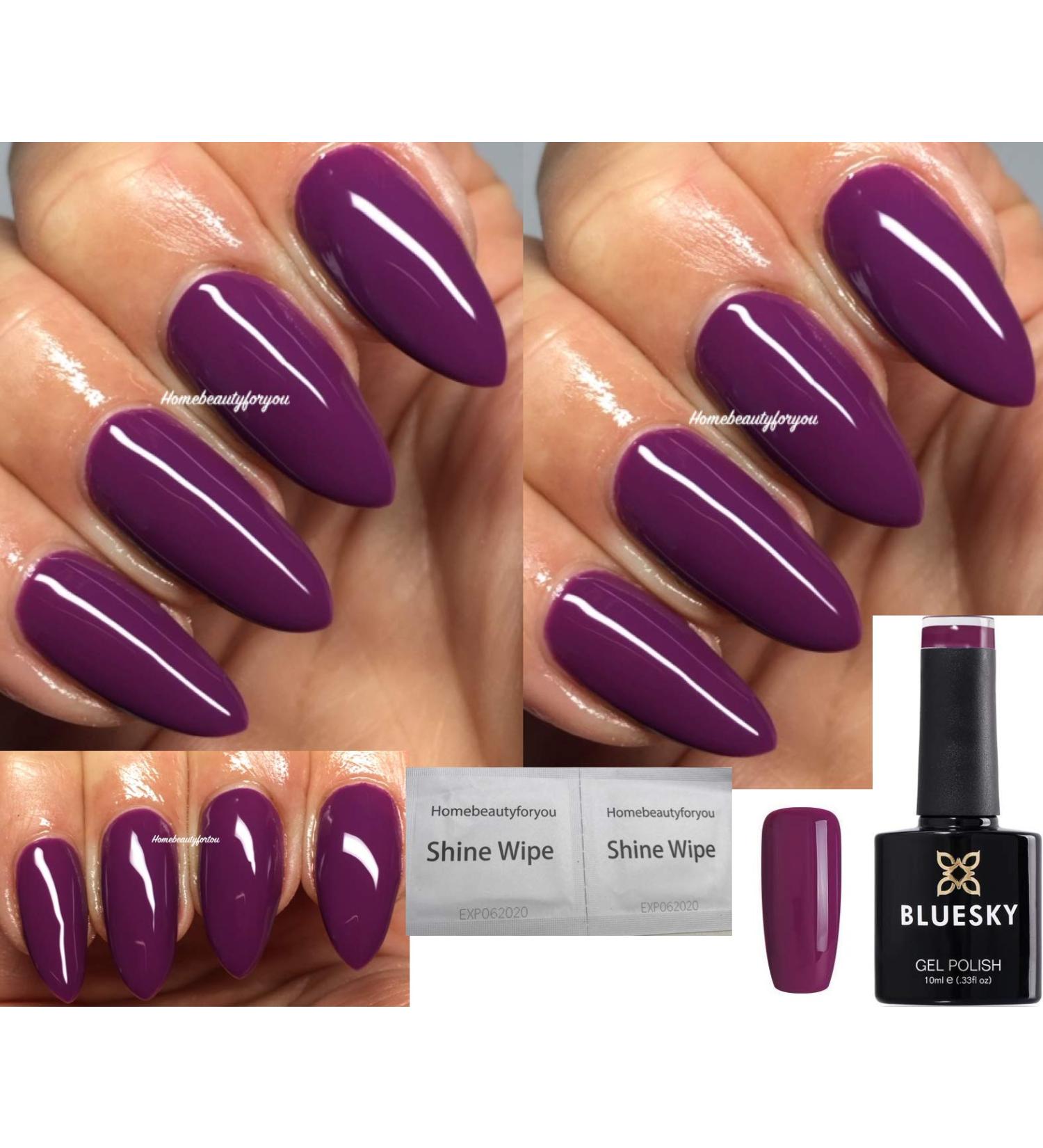BlueskyNail Gel Polish PURPLE VIBRANT Winter Bloom Autumn Winter Range UV LED Soak Off WR03 - Buy Online on GoSupps.com