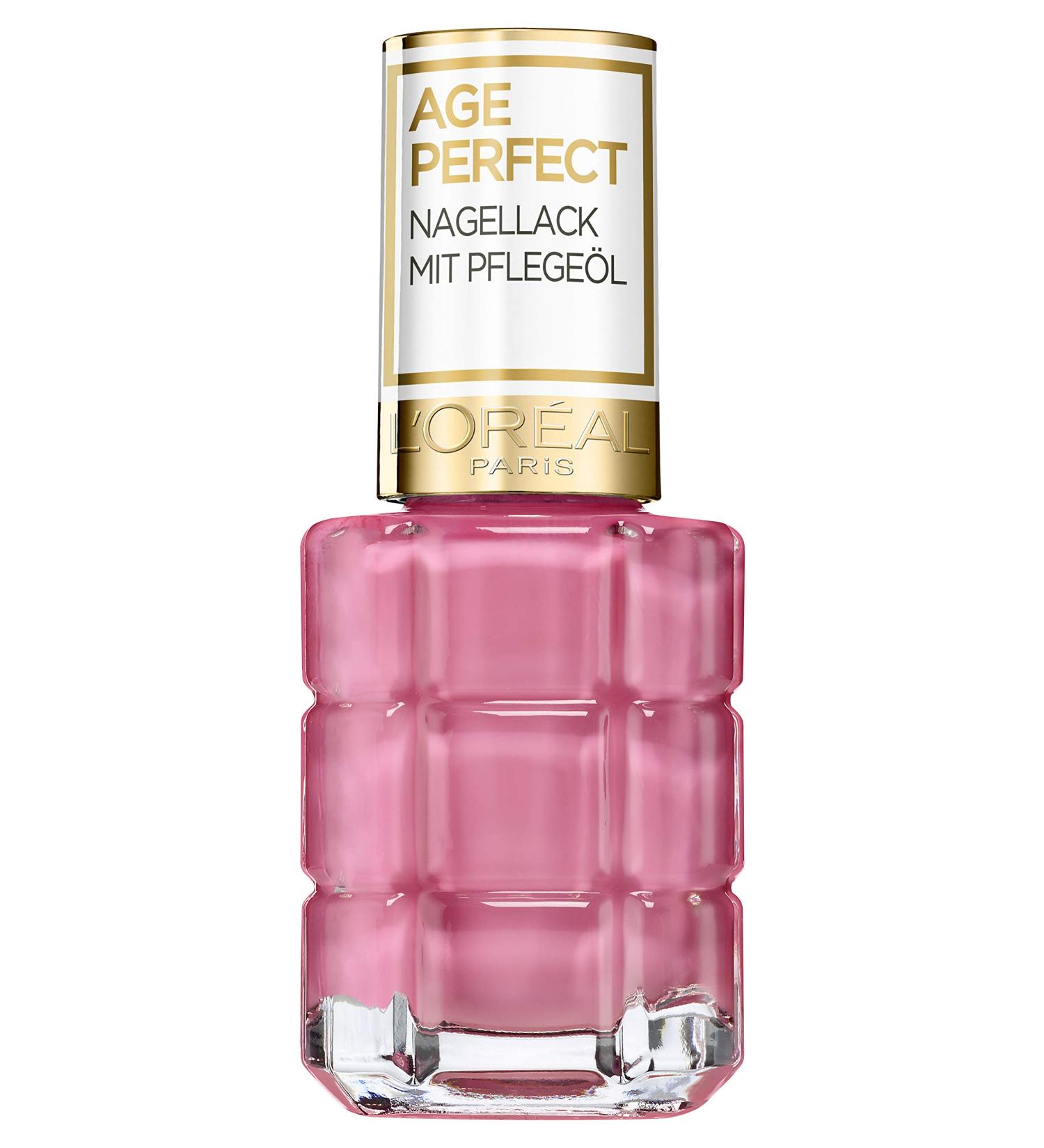 L 'Or al Paris Age Perfect Nail Polish with Care Oil 222 Jardin de Roses Rose 14 ml No. 222 Jardin de Roses