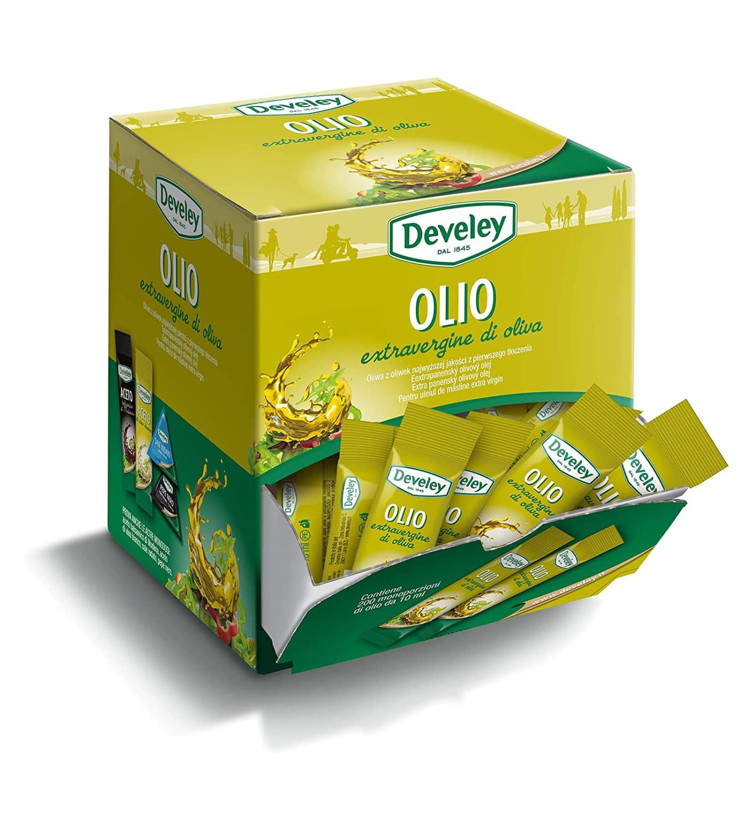 Develey Develey Extravergine Olive Oil Box of 100 single-dose sachets of 10 ml