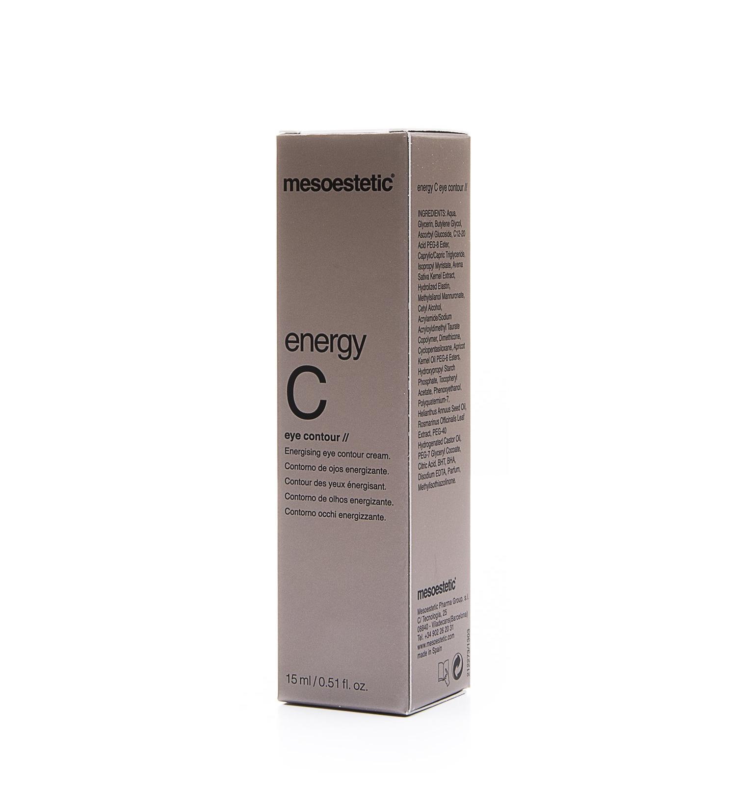 Mesoestetic Energy C Eye Contour 15ml - Brightening and Rejuvenating Eye Cream - Buy Online on GoSupps.com