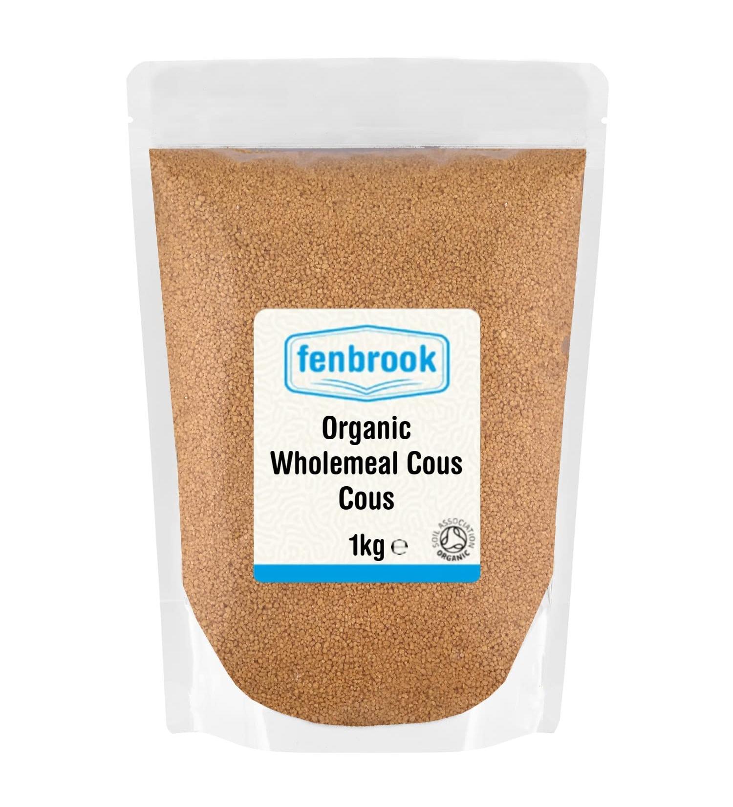 Organic Wholemeal Cous Cous 1kg | Certified Organic by Fenbrook Organic - Buy Online on GoSupps.com