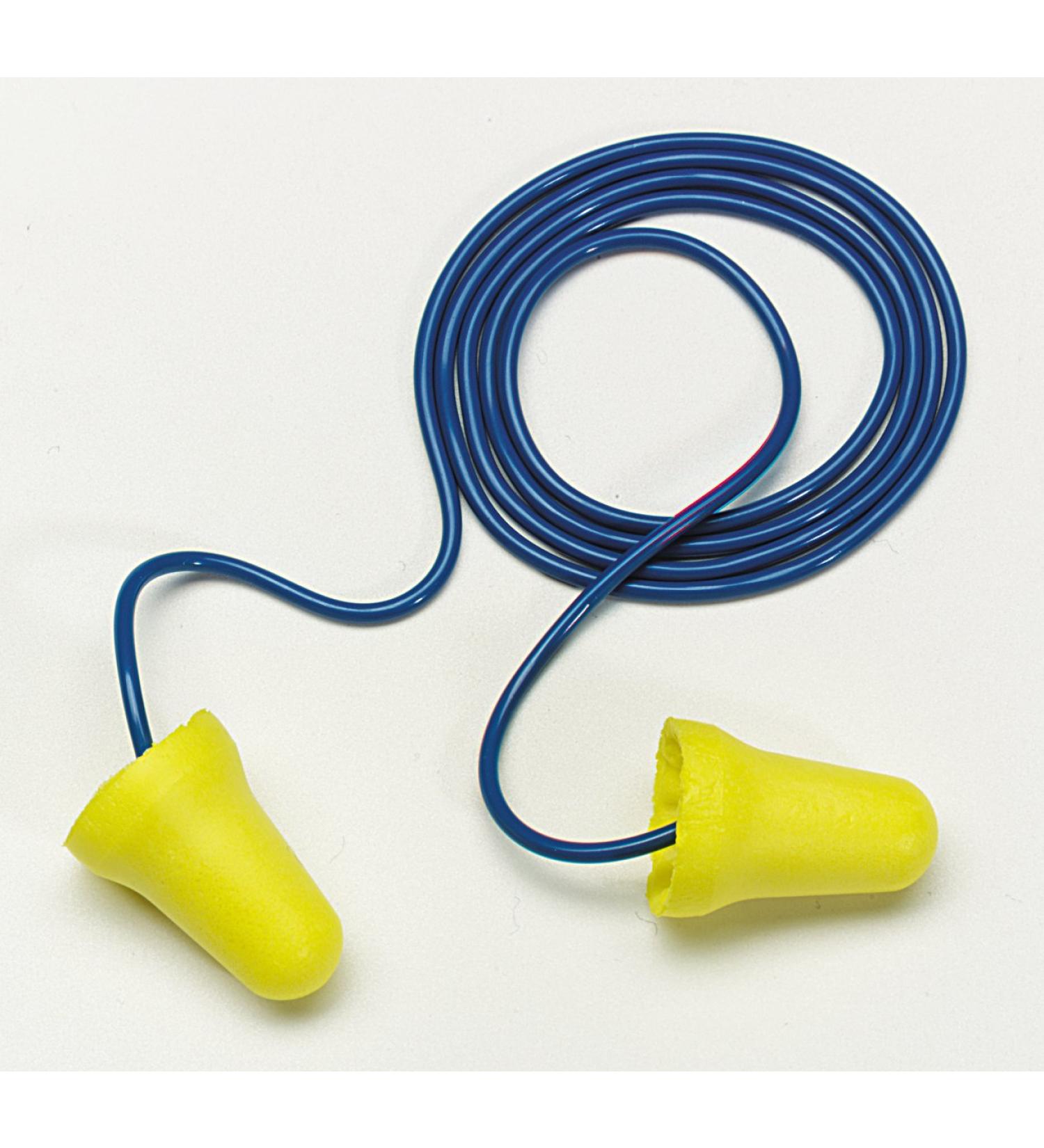 3M E-A-R E-Z-Fit Earplugs 312-1222 Corded - Noise Reduction Ear Protection in Poly Bag - Buy Online on GoSupps.com