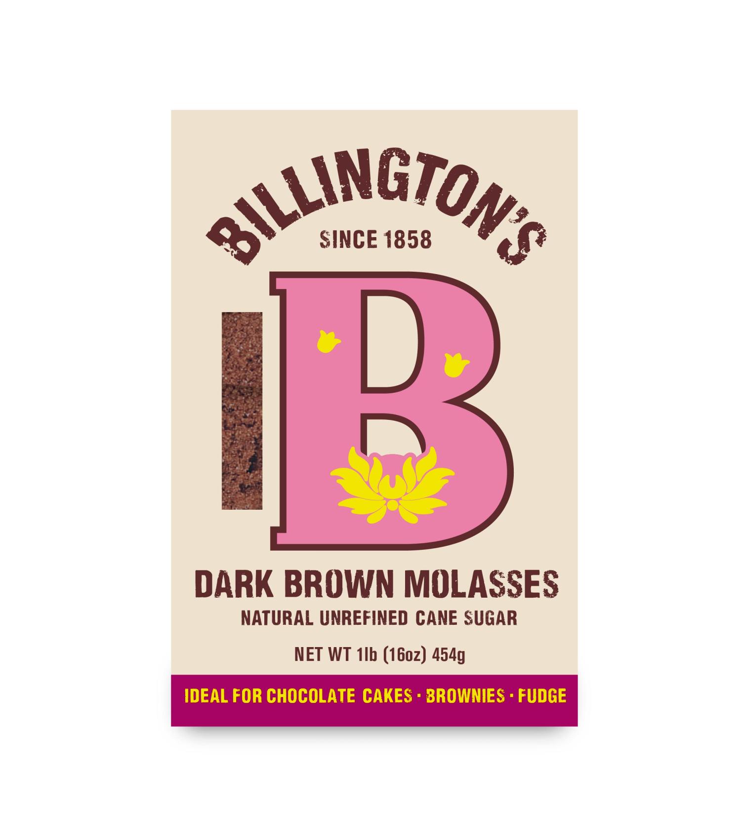Billington's Natural Dark Brown Molasses Sugar 1 LB - Pack of 10 - Buy Online on GoSupps.com