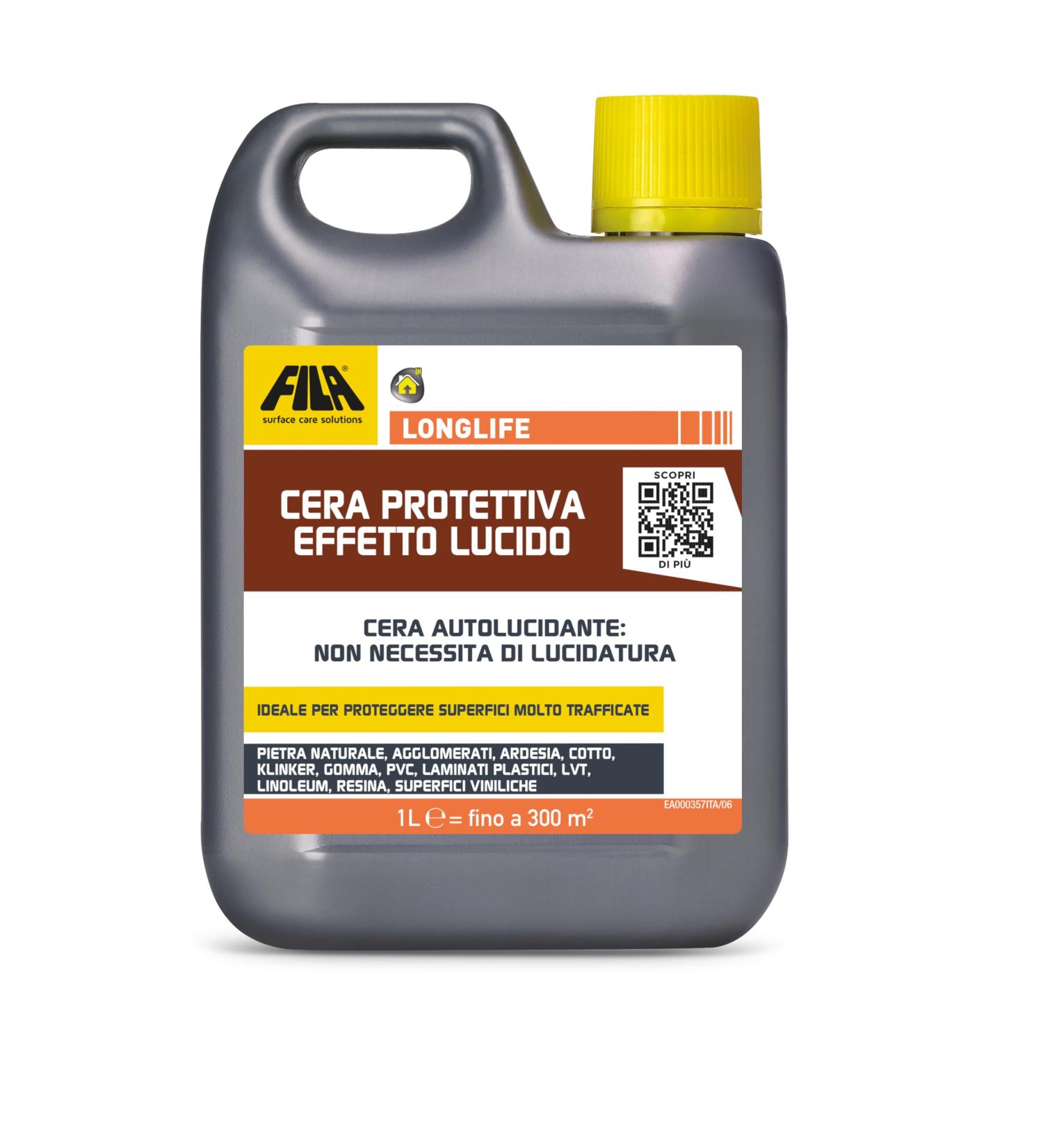 Fila Surface Care Solutions LONGLIFE Self-Gloss Floor Wax 1 L - Buy Online on GoSupps.com
