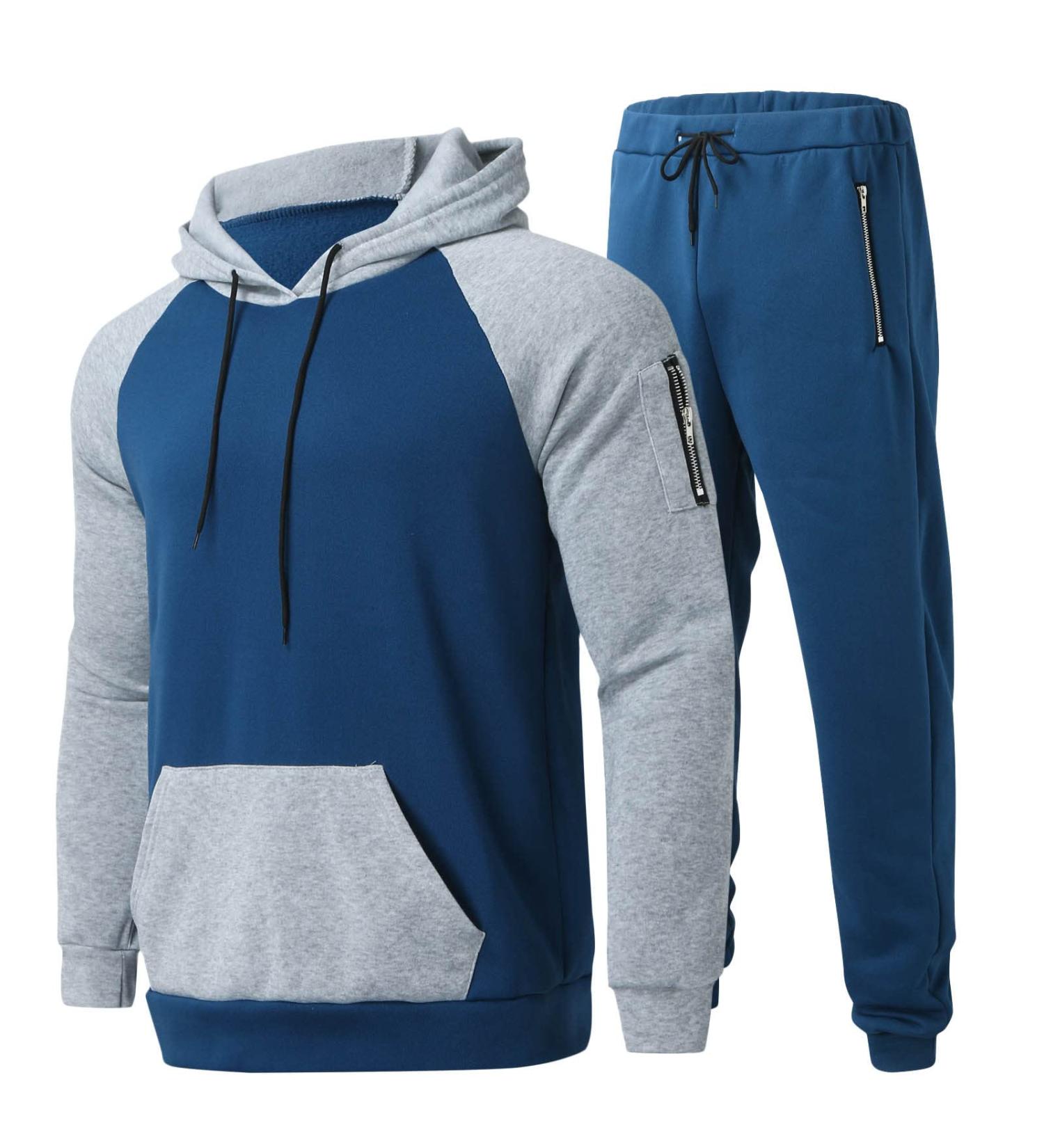 Hanxiulin Men s Long Jogging Suit - Cotton Hooded Jacket & Sportswear for Fitness & Training - Buy Online on GoSupps.com