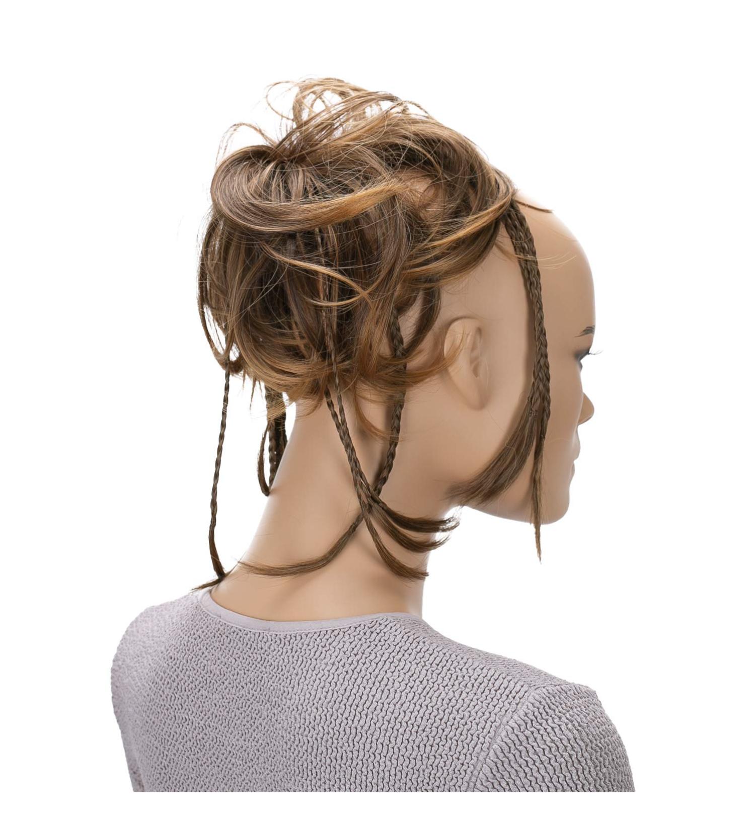 Buy CAISHA XXL Hair Part Tie - Daisy Dutt Updos Braided Wavy Synthetic Fiber Heat-Resistant 17cm Brown Mix #4T30 | International Shipping - Buy Online on GoSupps.com