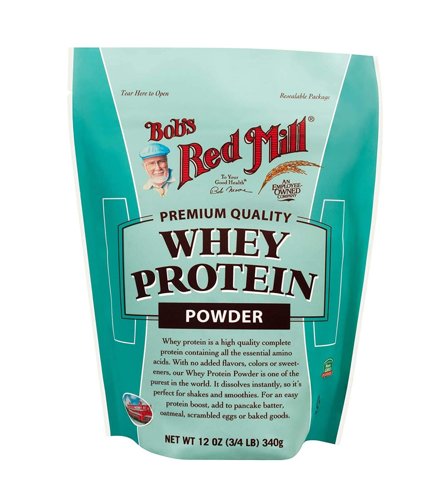 Bob's Red Mill All Natural Whey Protein Powder 12oz - Pack of 2 - Buy Online on GoSupps.com