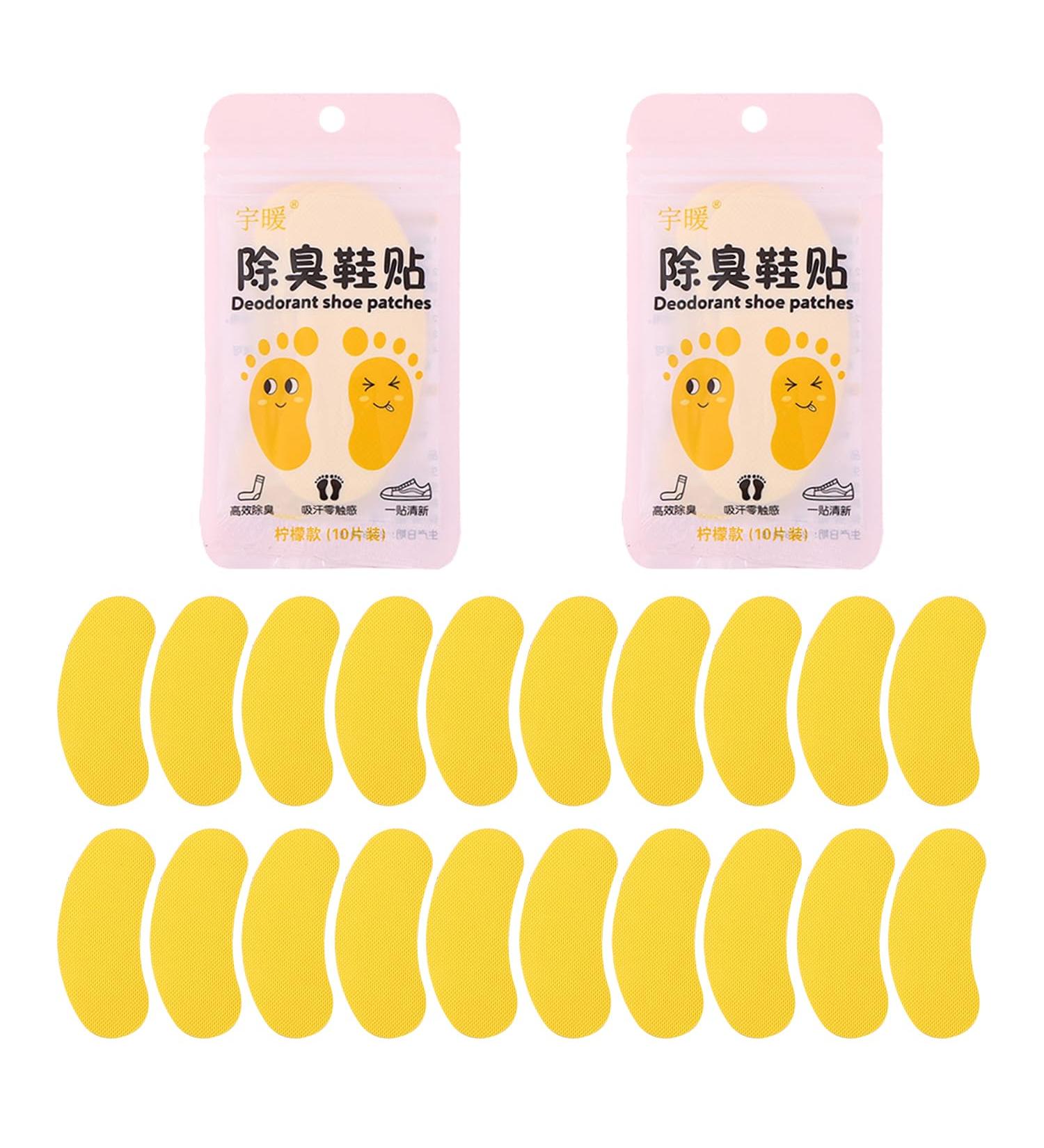 20 Pieces Foot Deodorant Patches for Shoes Athlete's Foot Stickers Long Lasting Shoe Deodorant Stickers Foot Odor Deodorant Sneaker Odor Eliminator Shoe Odor Eliminator Patches - Buy Online on GoSupps.com