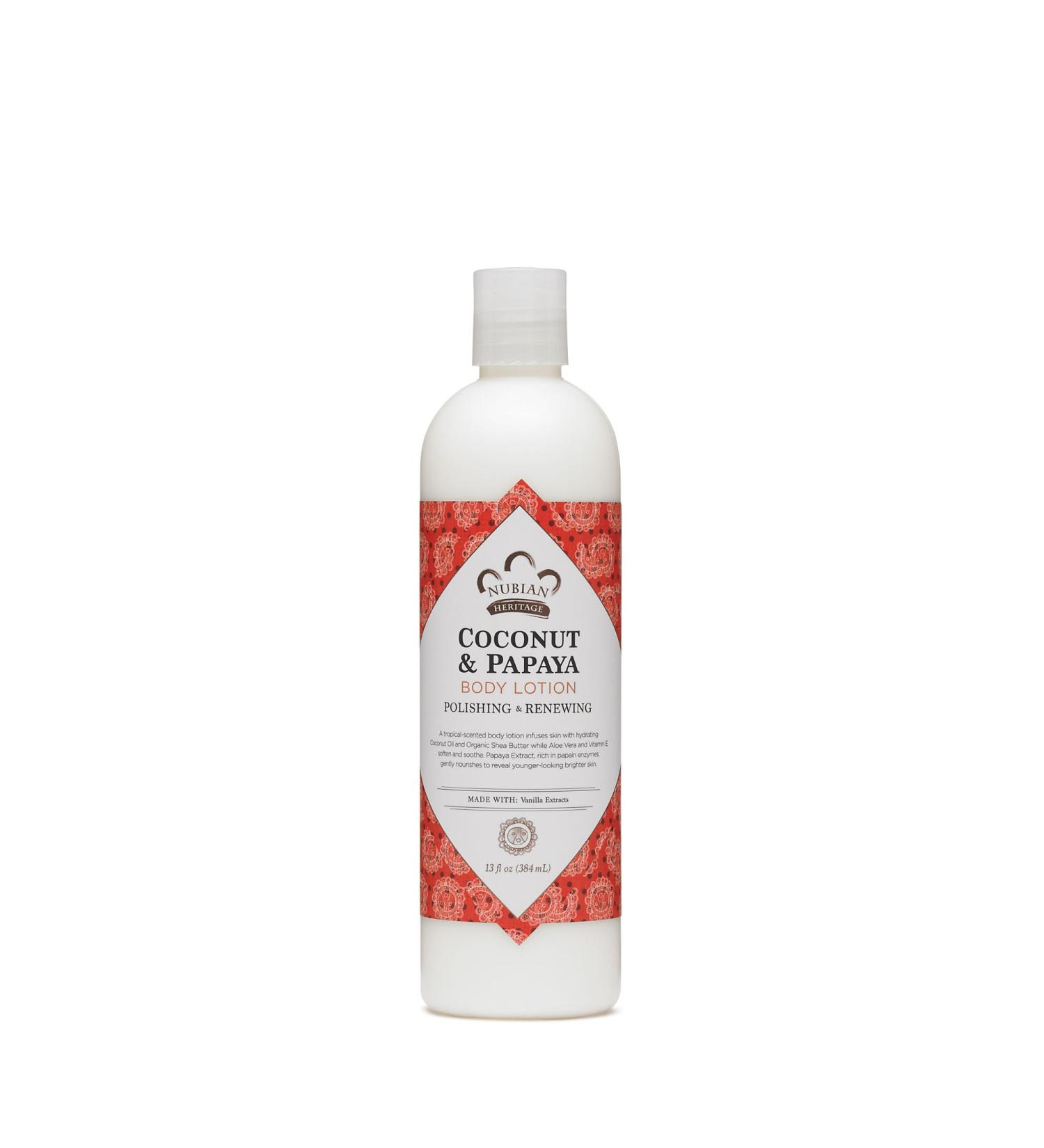 Buy Coconut & Papaya Body Lotion - Nourishing Hydration | 13oz - International Shipping Available - Buy Online on GoSupps.com