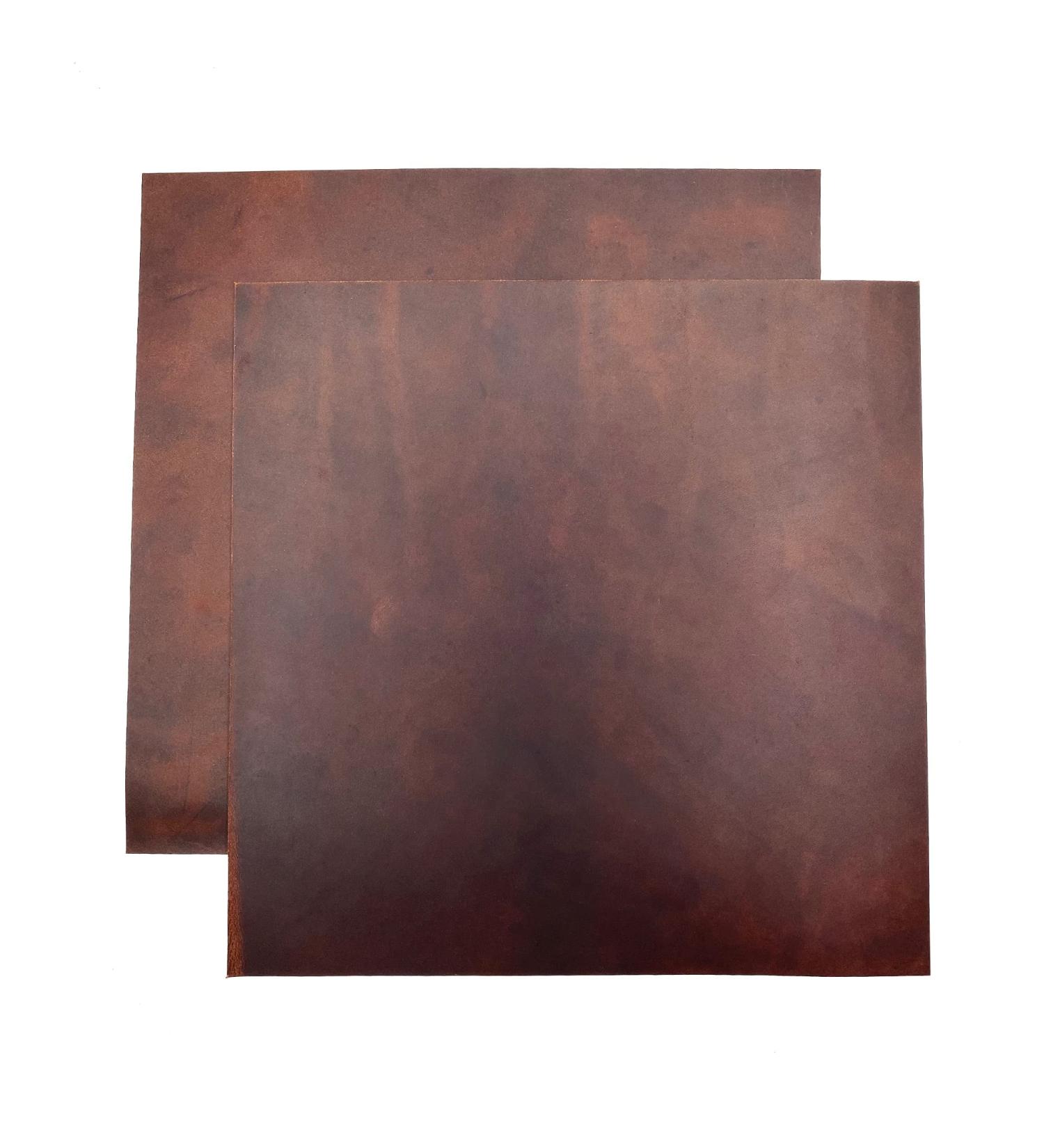 Biocca Boutique Premium Genuine Leather Square for Crafts 12 x 12 (2-Pack) with Free Extra Pieces - Buy Online on GoSupps.com