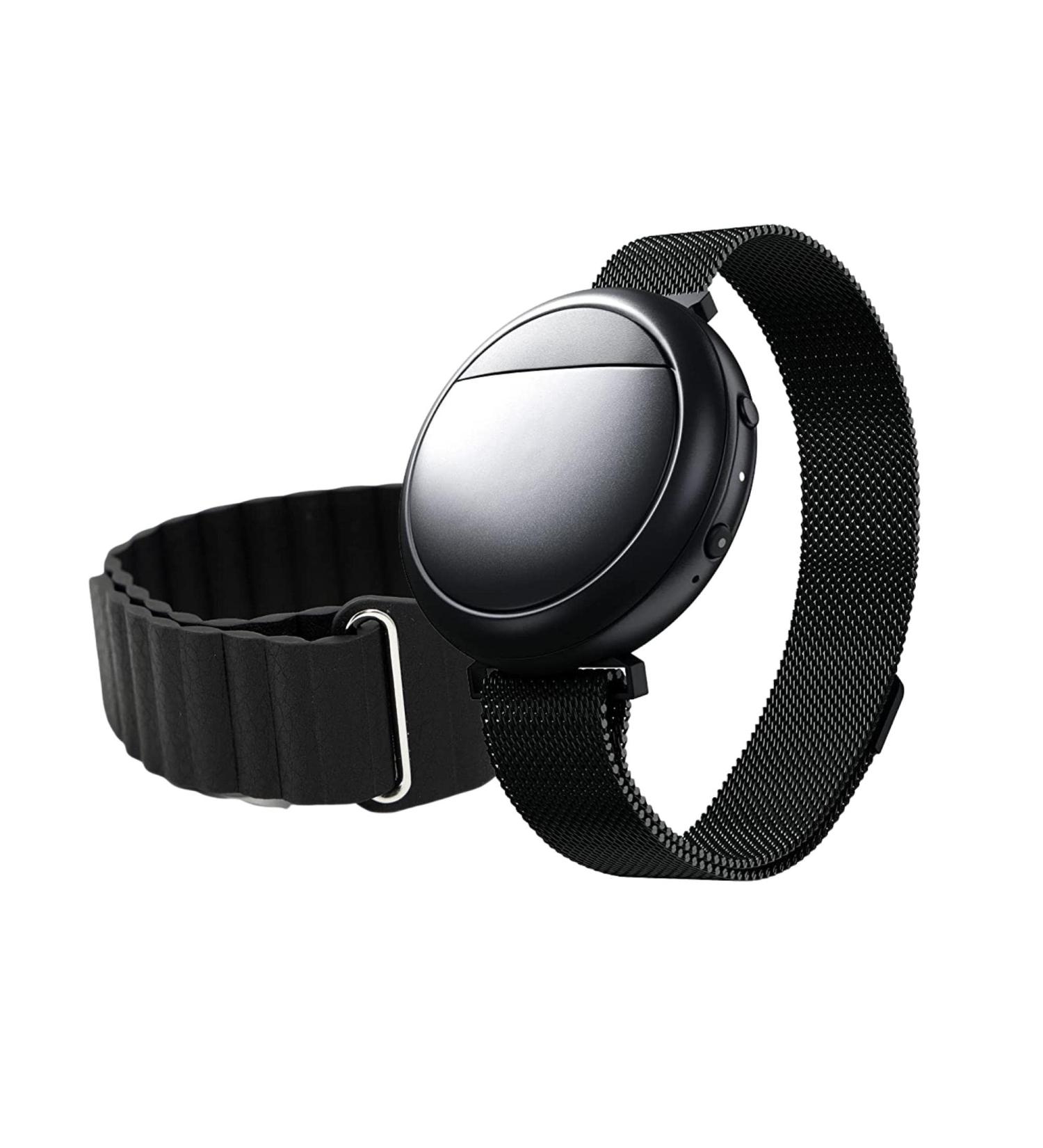 Embr Wave 2 Menopause Relief Accessory Kit - Black Thermal Wristband for Hot Flashes with Vegan Leather Strap - Buy Online on GoSupps.com