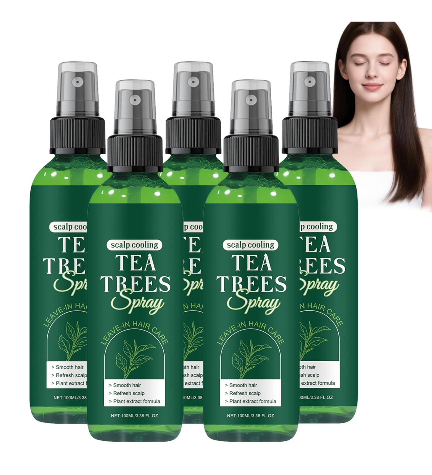 WRANBAO Leavein conditioner spray with tea tree oil tea tree oil for hair leavein conditioner cares for dry and dandruff detangling spray for dry and dandruff detangling spray for dry and dandruff 5 pieces 5 pieces - Buy Online on GoSupps.com